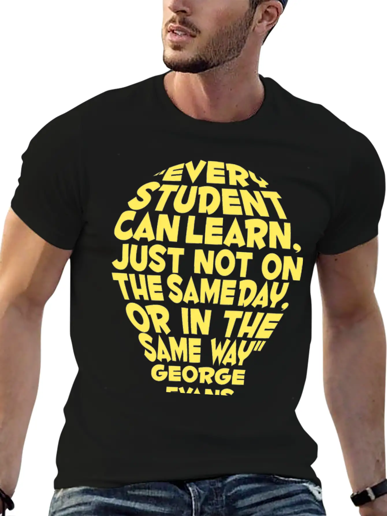 Every Student Can Learn... Comfortable Minimalist Graphic Tee – Summer Style Essential