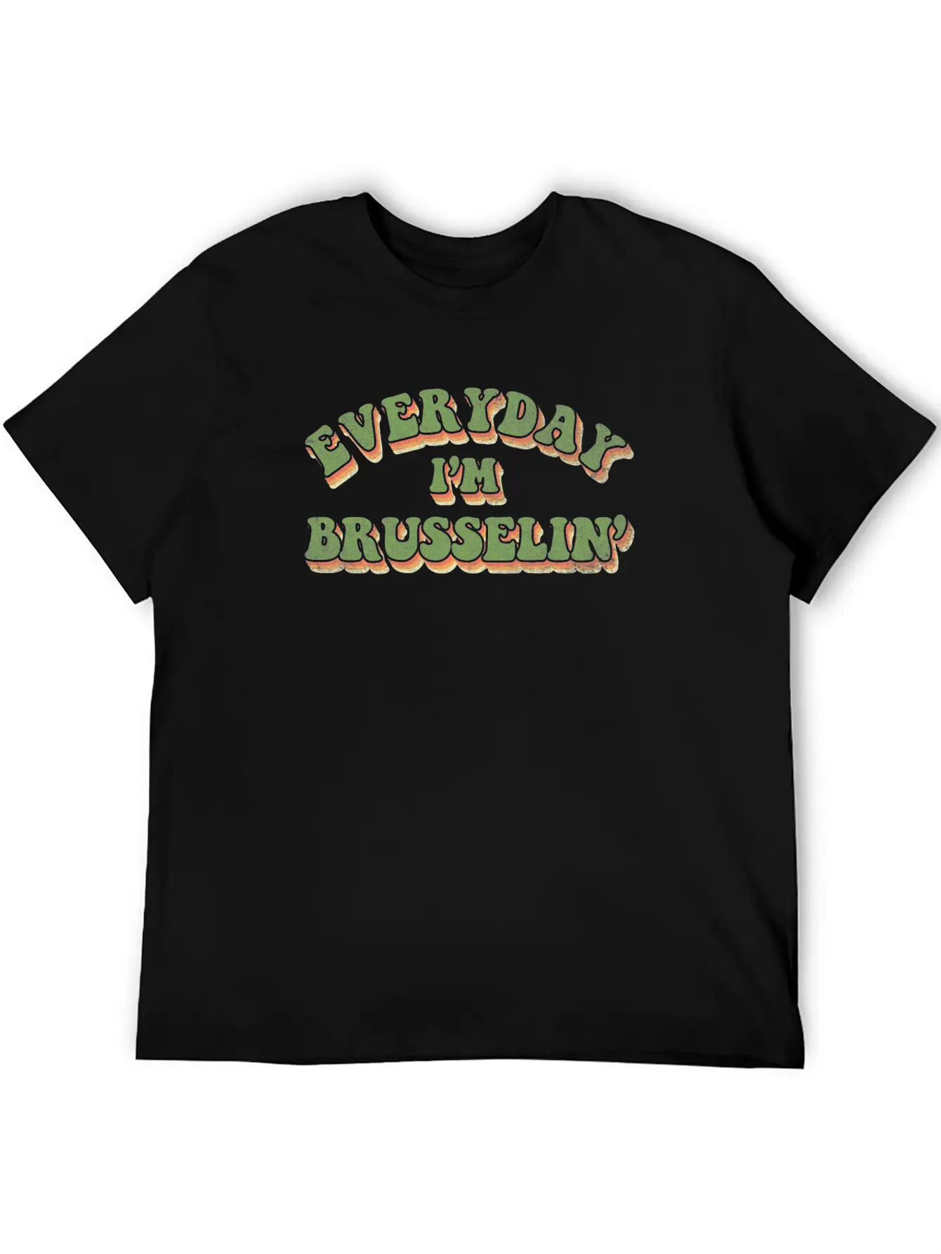 Everyday Im Brusselin Unisex Casual T-Shirt – Clean Design For Daily Comfort