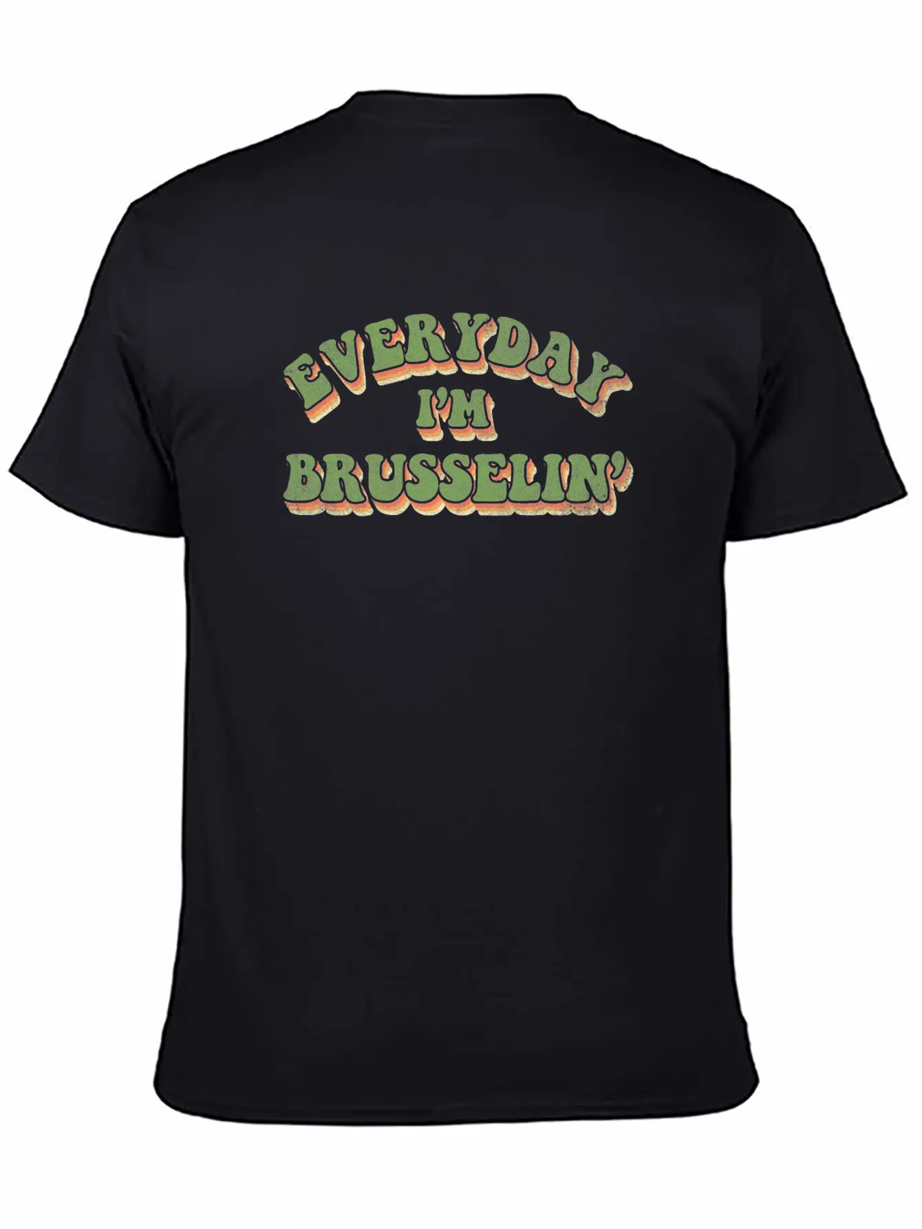 Everyday Im Brusselin Unisex Casual T-Shirt – Clean Design For Daily Comfort