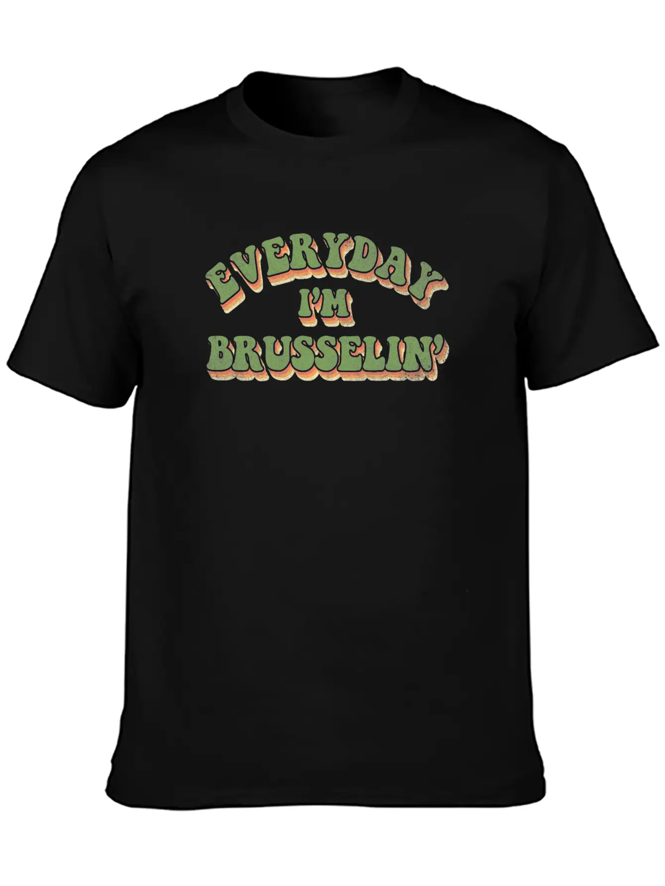 Everyday Im Brusselin Unisex Casual T-Shirt – Clean Design For Daily Comfort