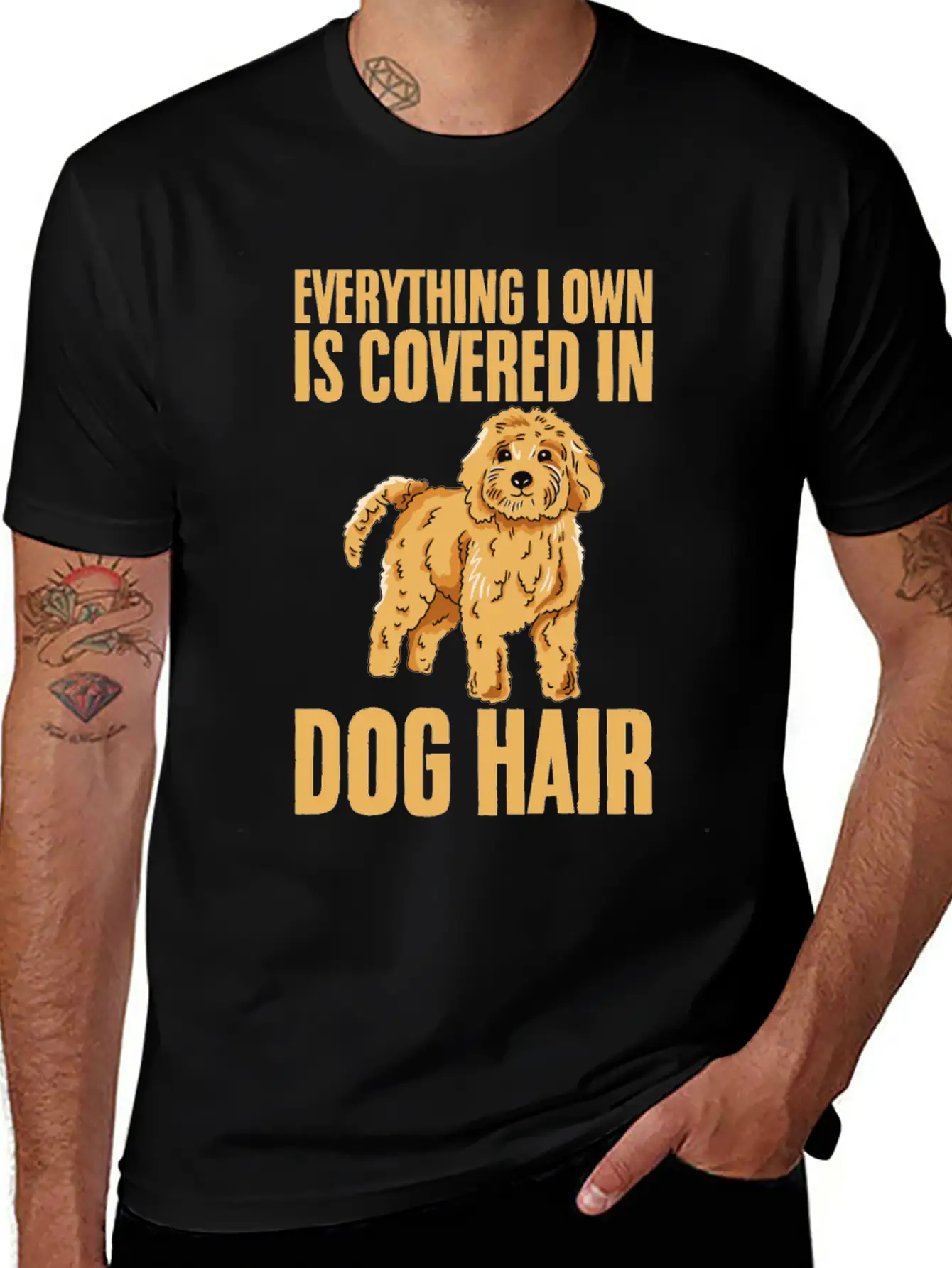 Everything I Own Is Covered In Dog Hair 4 Timeless Short Sleeve Tee – Comfy And Minimalist Design