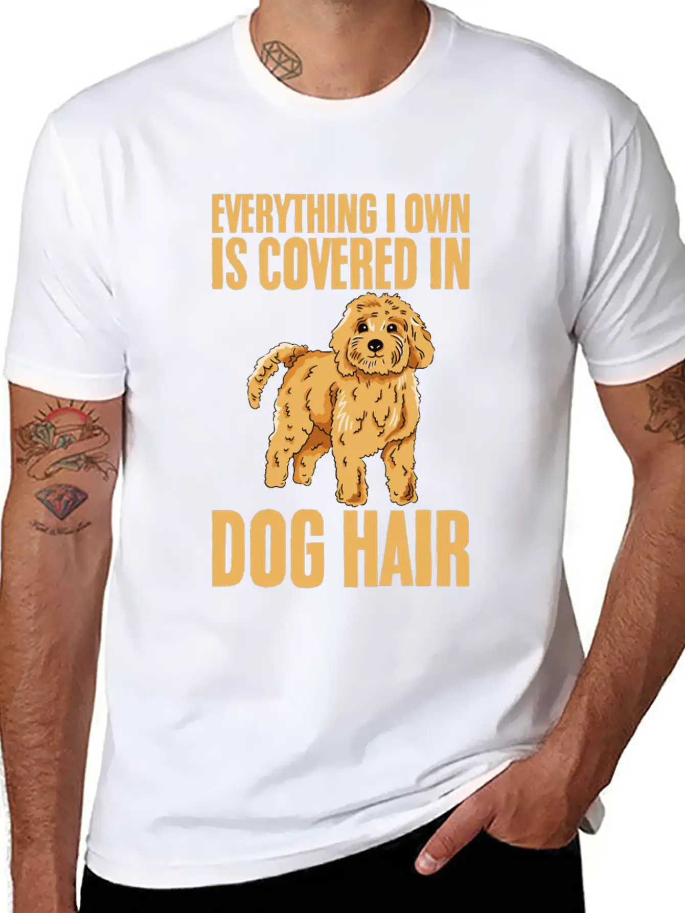 Everything I Own Is Covered In Dog Hair 4 Timeless Short Sleeve Tee – Comfy And Minimalist Design
