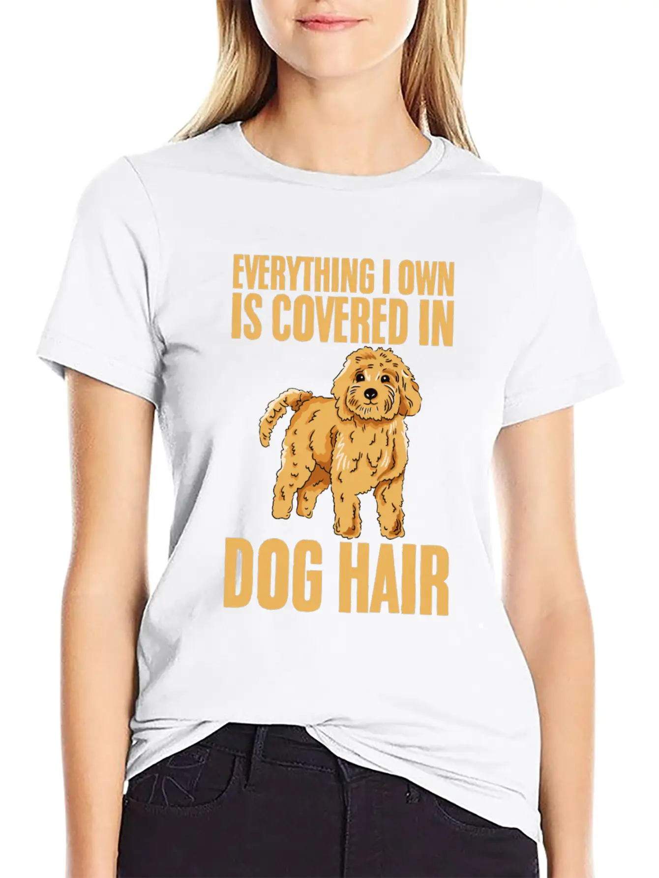 Everything I Own Is Covered In Dog Hair 4 Timeless Short Sleeve Tee – Comfy And Minimalist Design