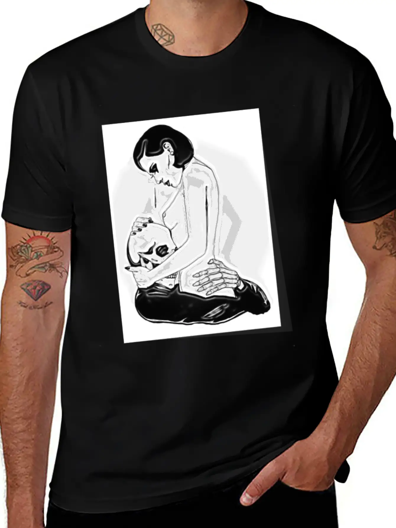 Evil Love Comfortable Minimalist Graphic Tee – Summer Style Essential