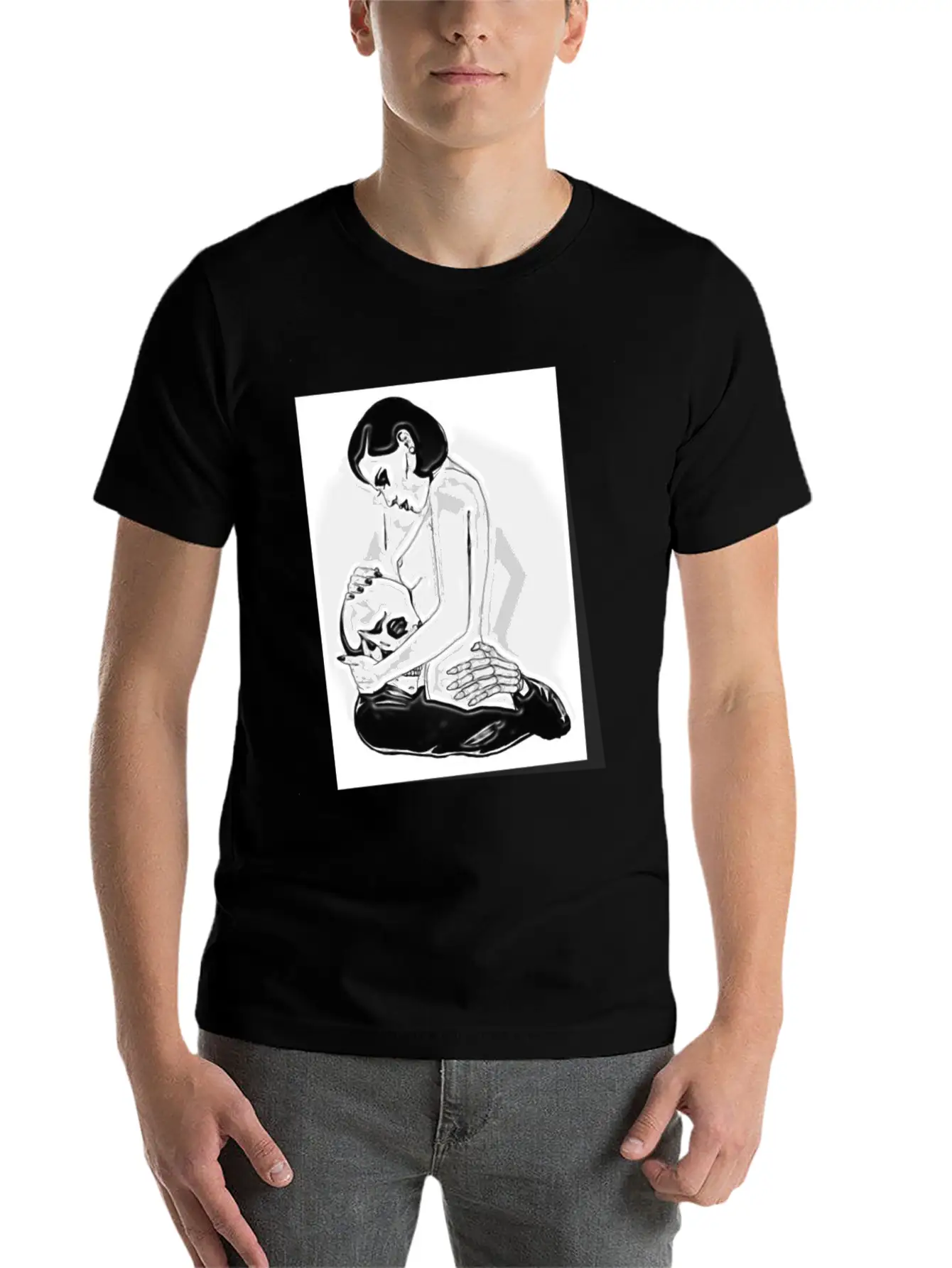 Evil Love Comfortable Minimalist Graphic Tee – Summer Style Essential