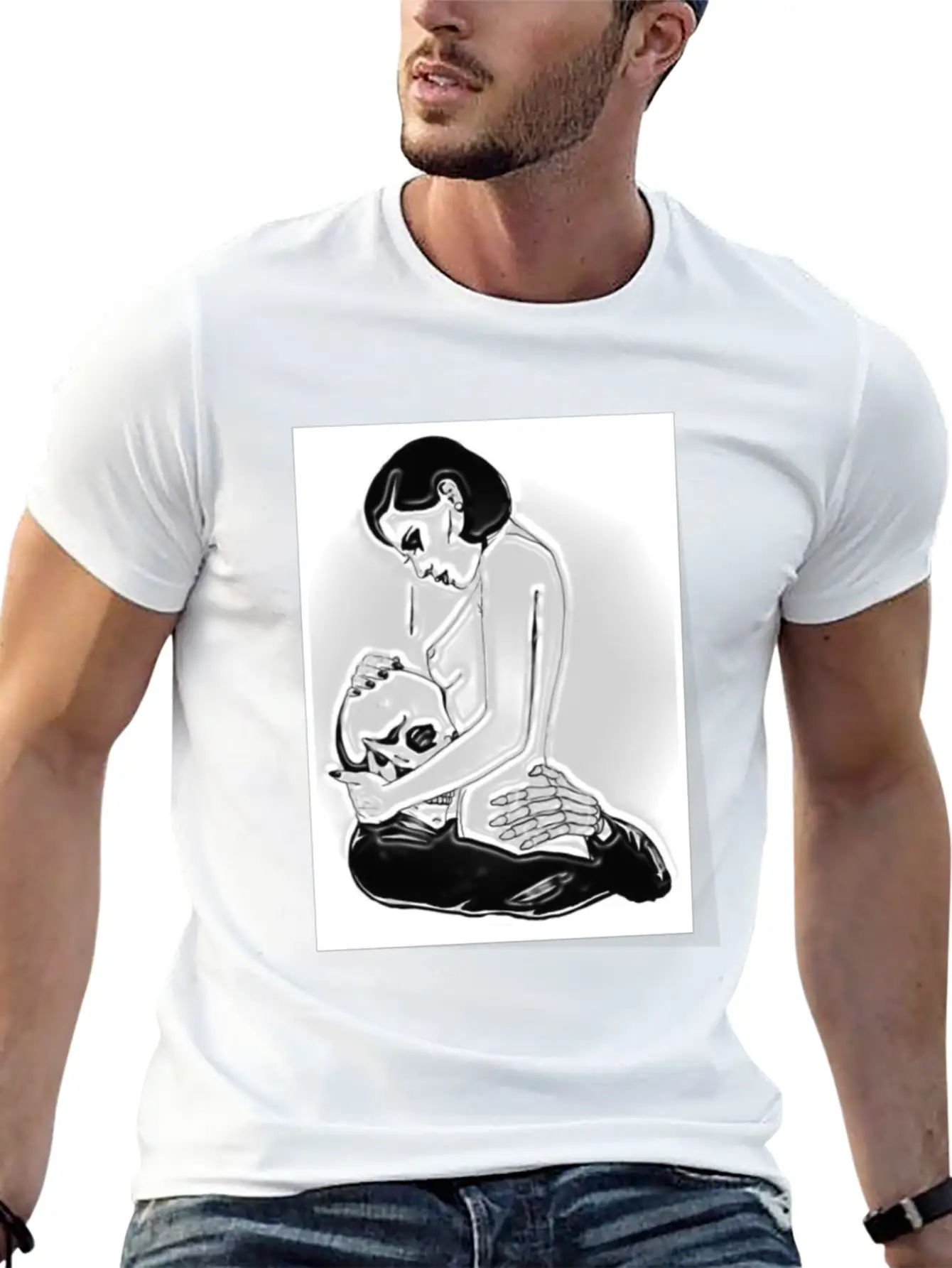 Evil Love Comfortable Minimalist Graphic Tee – Summer Style Essential