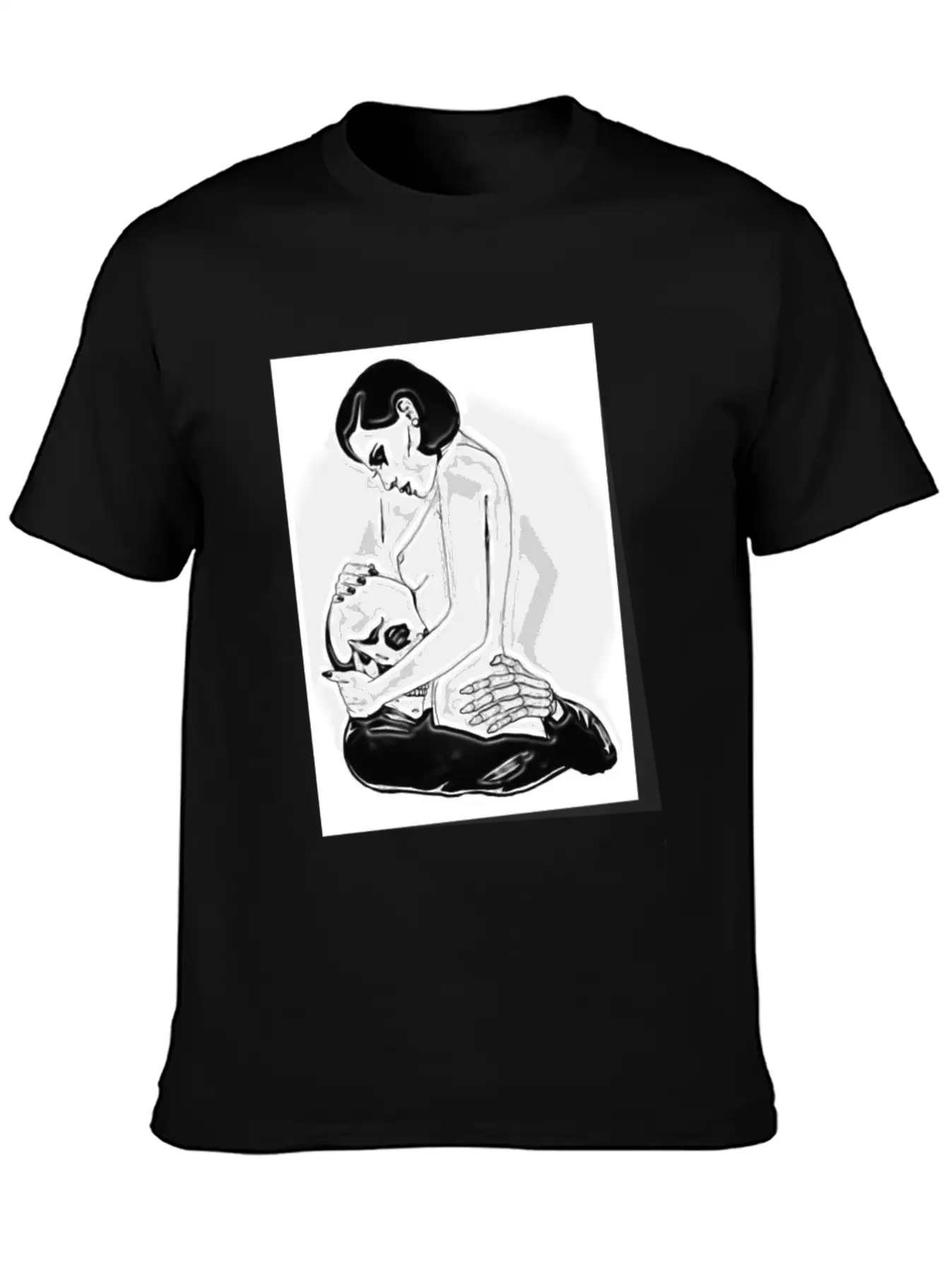 Evil Love Comfortable Minimalist Graphic Tee – Summer Style Essential