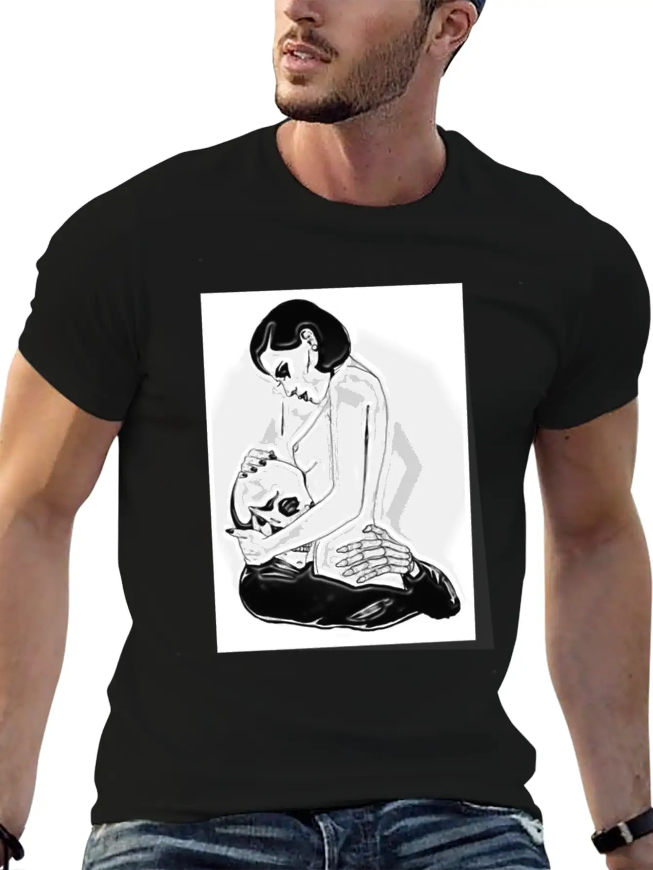 Evil Love Comfortable Minimalist Graphic Tee – Summer Style Essential