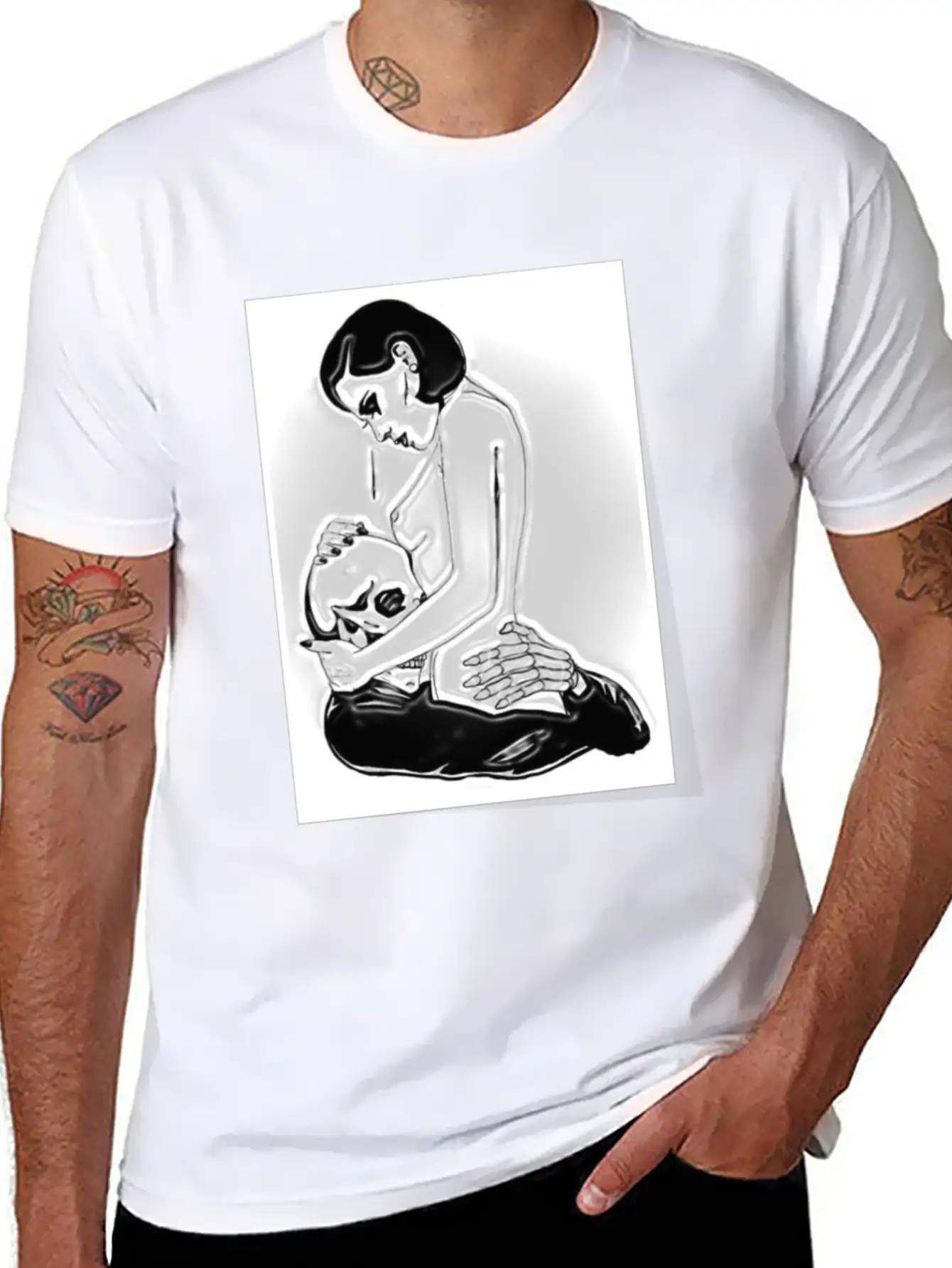 Evil Love Comfortable Minimalist Graphic Tee – Summer Style Essential