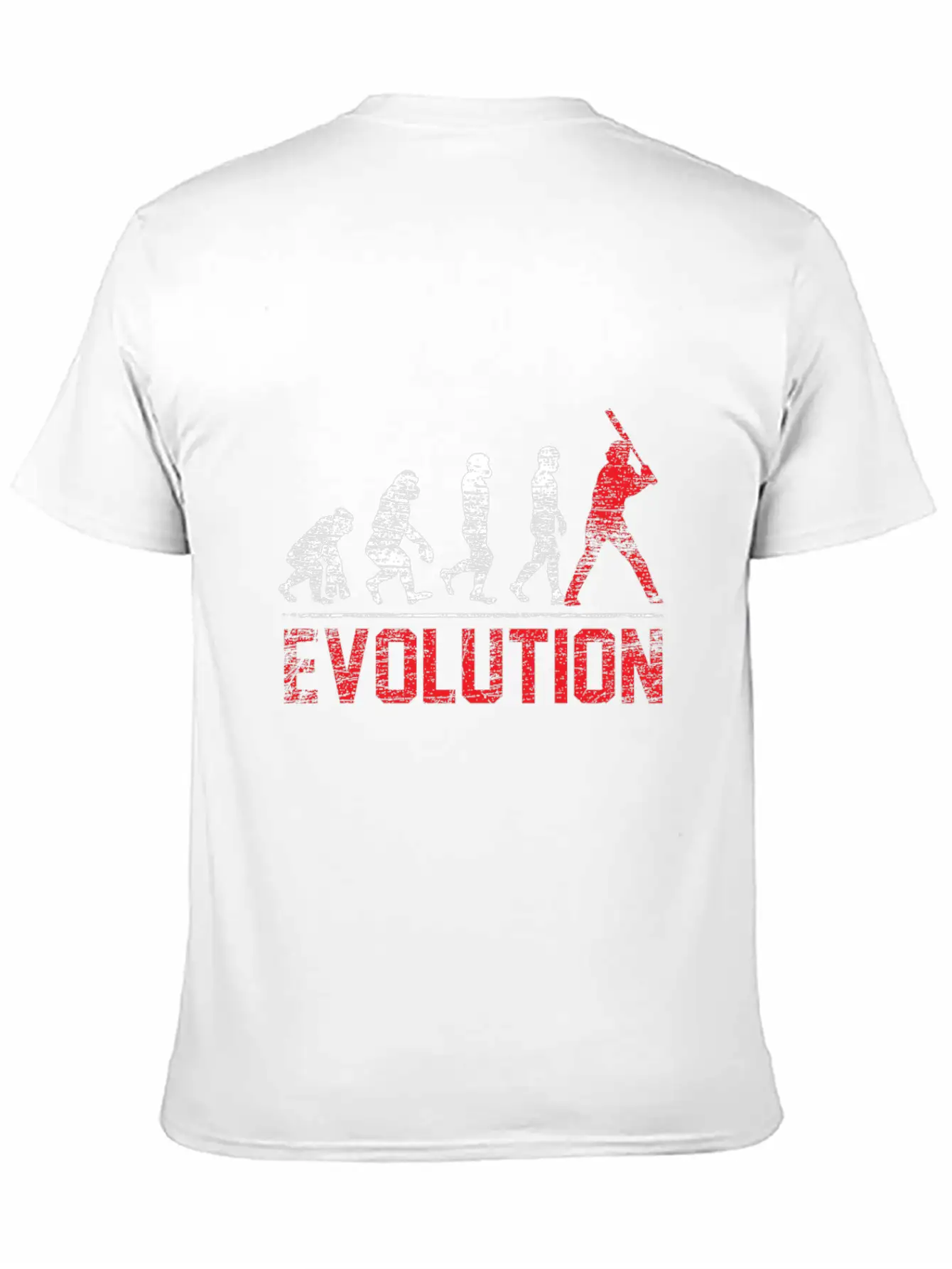 Evolution Baseball Gift Hobby Batter Ball Hit Unisex Casual T-Shirt – Clean Design For Daily Comfort