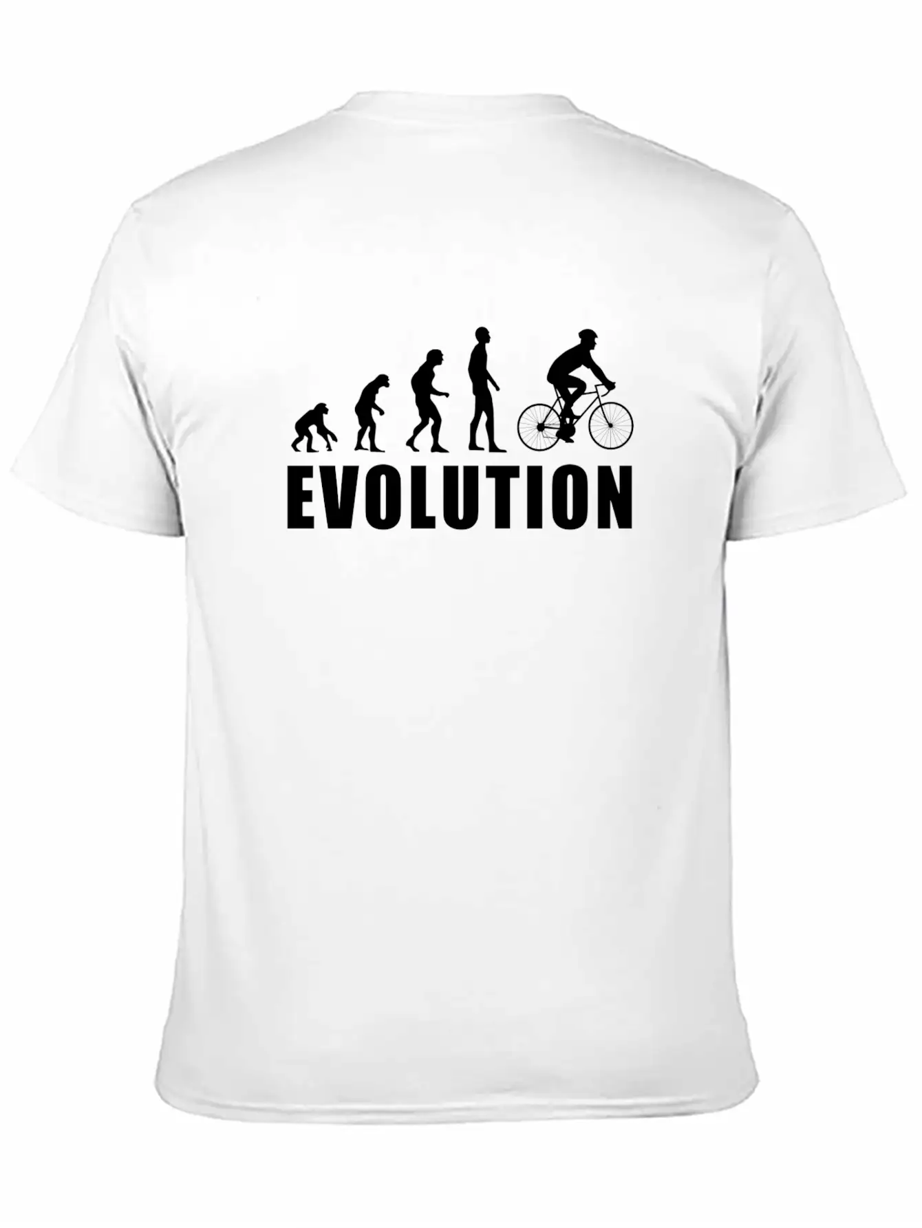 EVOLUTION CYCLING Unisex Short Sleeve Soft Cotton T-Shirt – Casual Everyday Wear