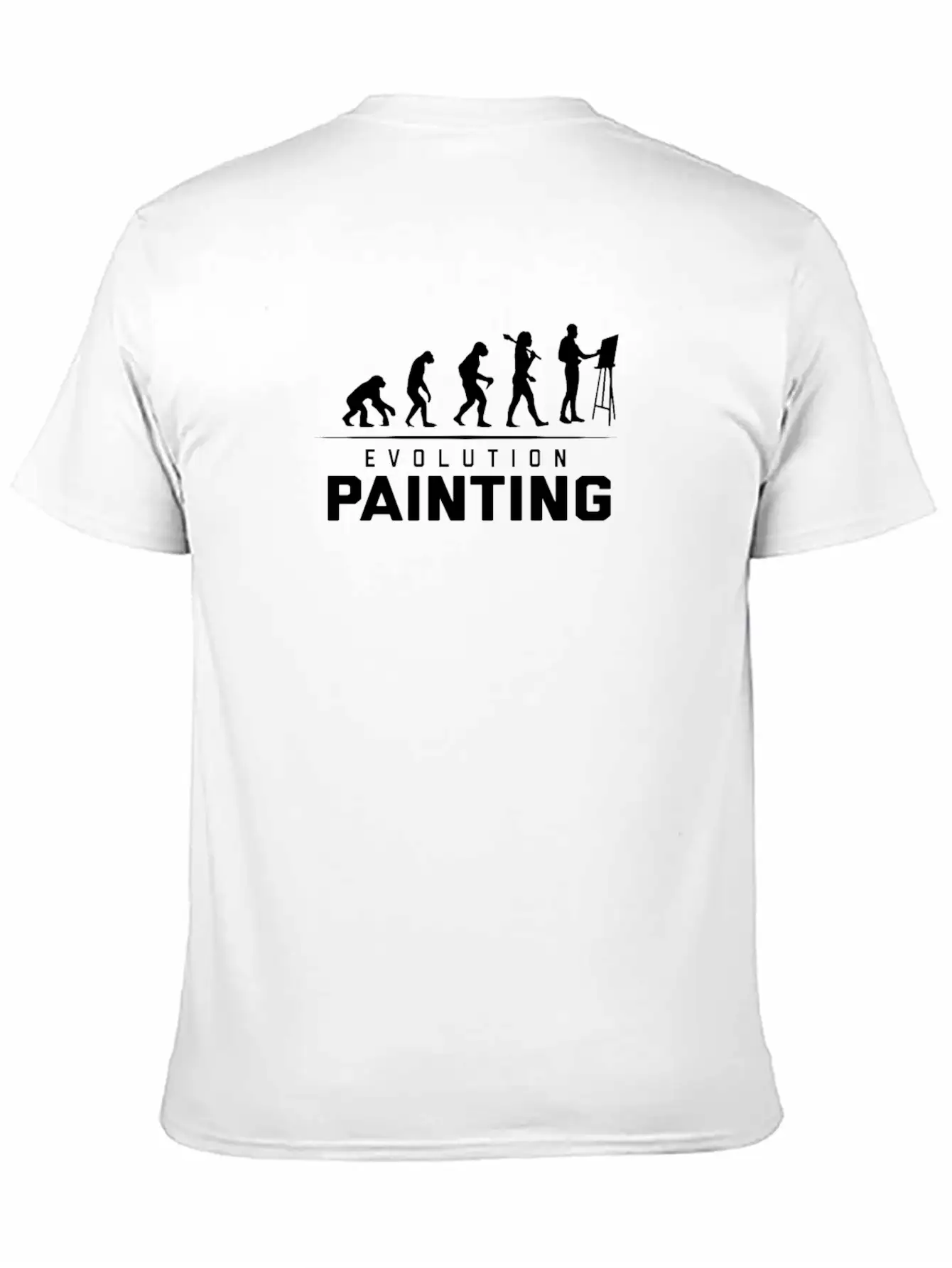 EVOLUTION OF PAINTING Relaxed Everyday Tee – Lightweight And Durable Cotton
