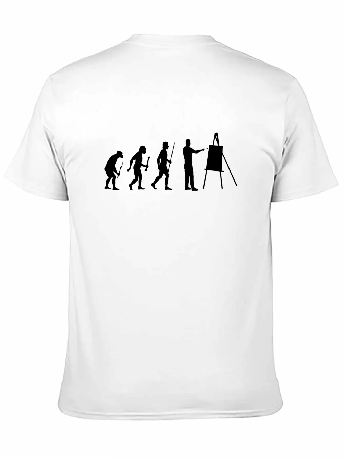 Evolution Of Painting Timeless Short Sleeve Tee – Comfy And Minimalist Design