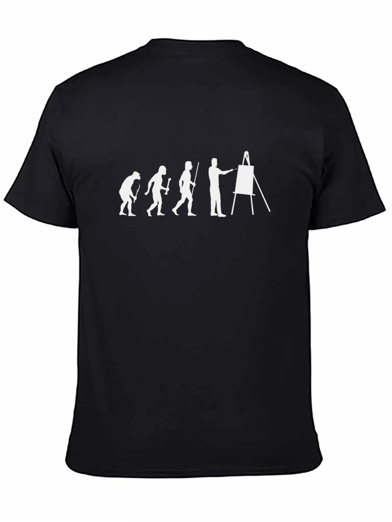 Evolution Of Painting Timeless Short Sleeve Tee – Comfy And Minimalist Design