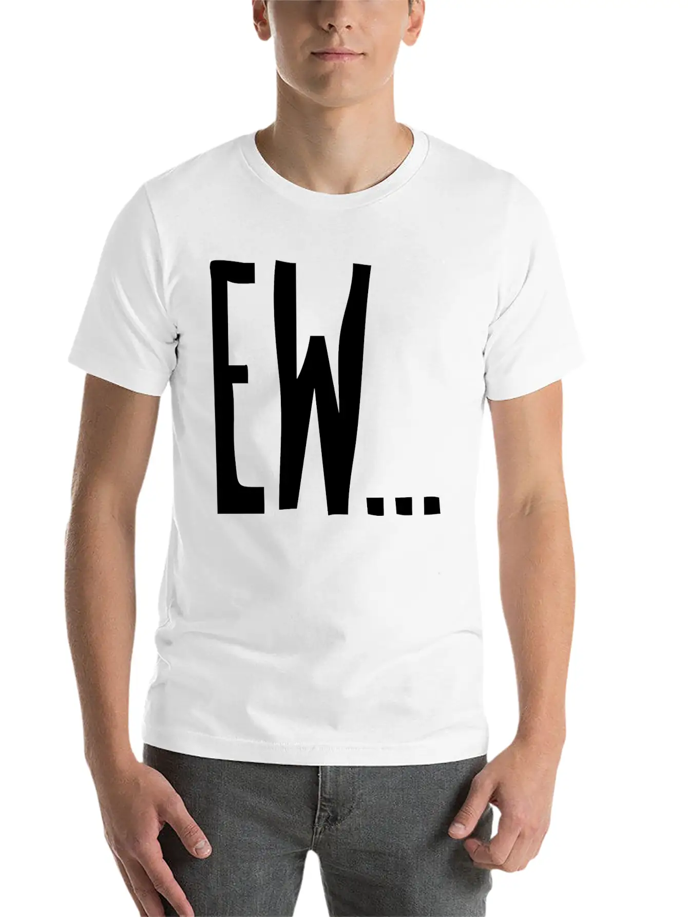 Ew... T-shirt Basic Graphic T-Shirt – Daily Comfort In Soft Cotton