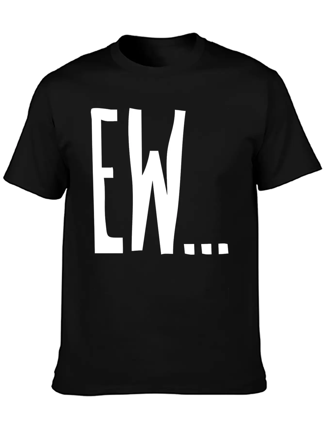 Ew... T-shirt Basic Graphic T-Shirt – Daily Comfort In Soft Cotton