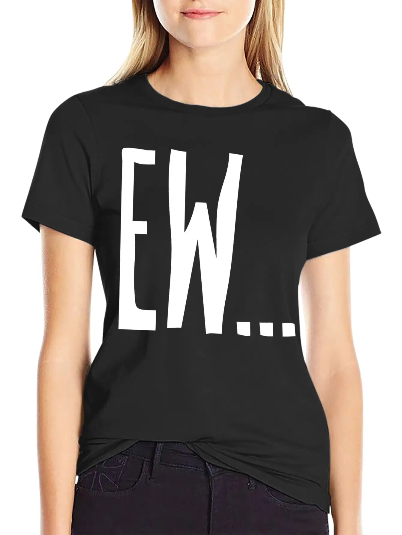 Ew... T-shirt Basic Graphic T-Shirt – Daily Comfort In Soft Cotton