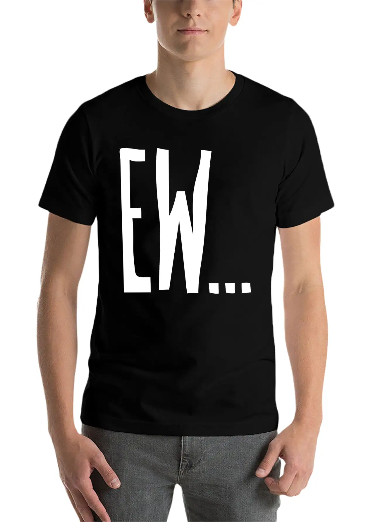 Ew... T-shirt Basic Graphic T-Shirt – Daily Comfort In Soft Cotton