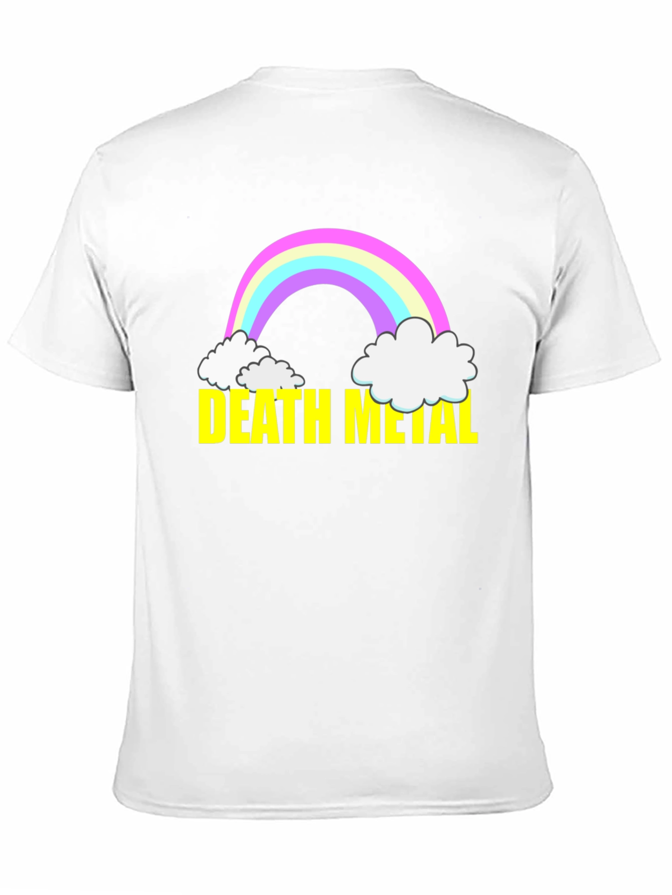 Death Metal Rainbow T-Shirt - Black Cotton Tee