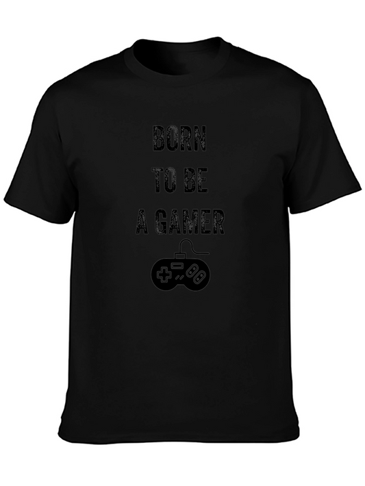 Born to Be a Gamer Black T-Shirt