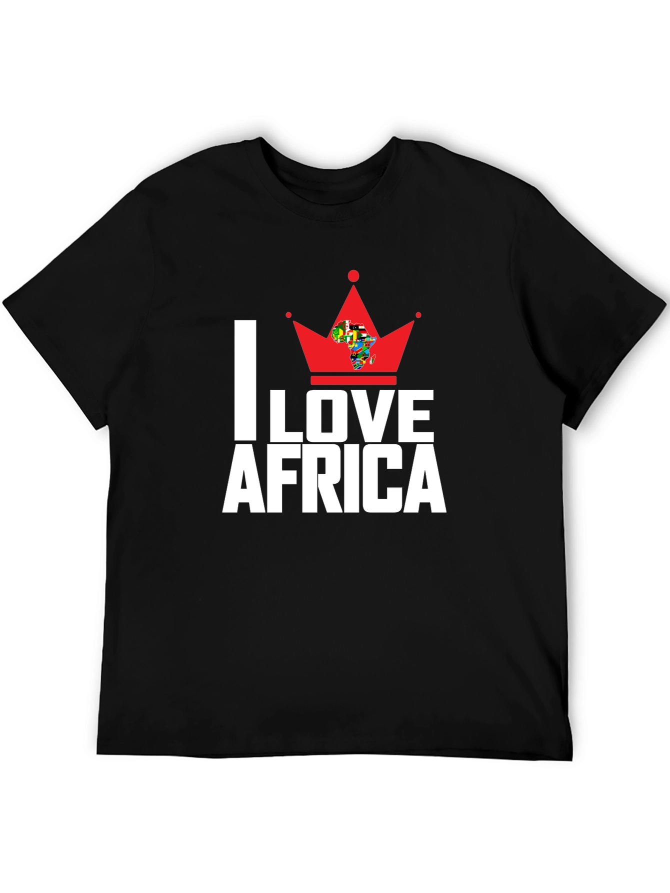 I Love Africa T-Shirt - Graphic Print