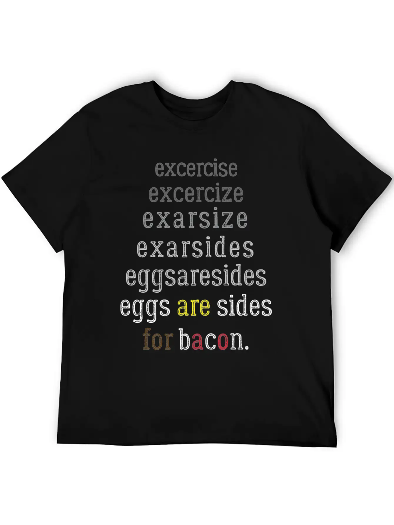 Exercise Eggs Are Sides Essential Unisex Summer Tee – Soft Cotton Casual Fit