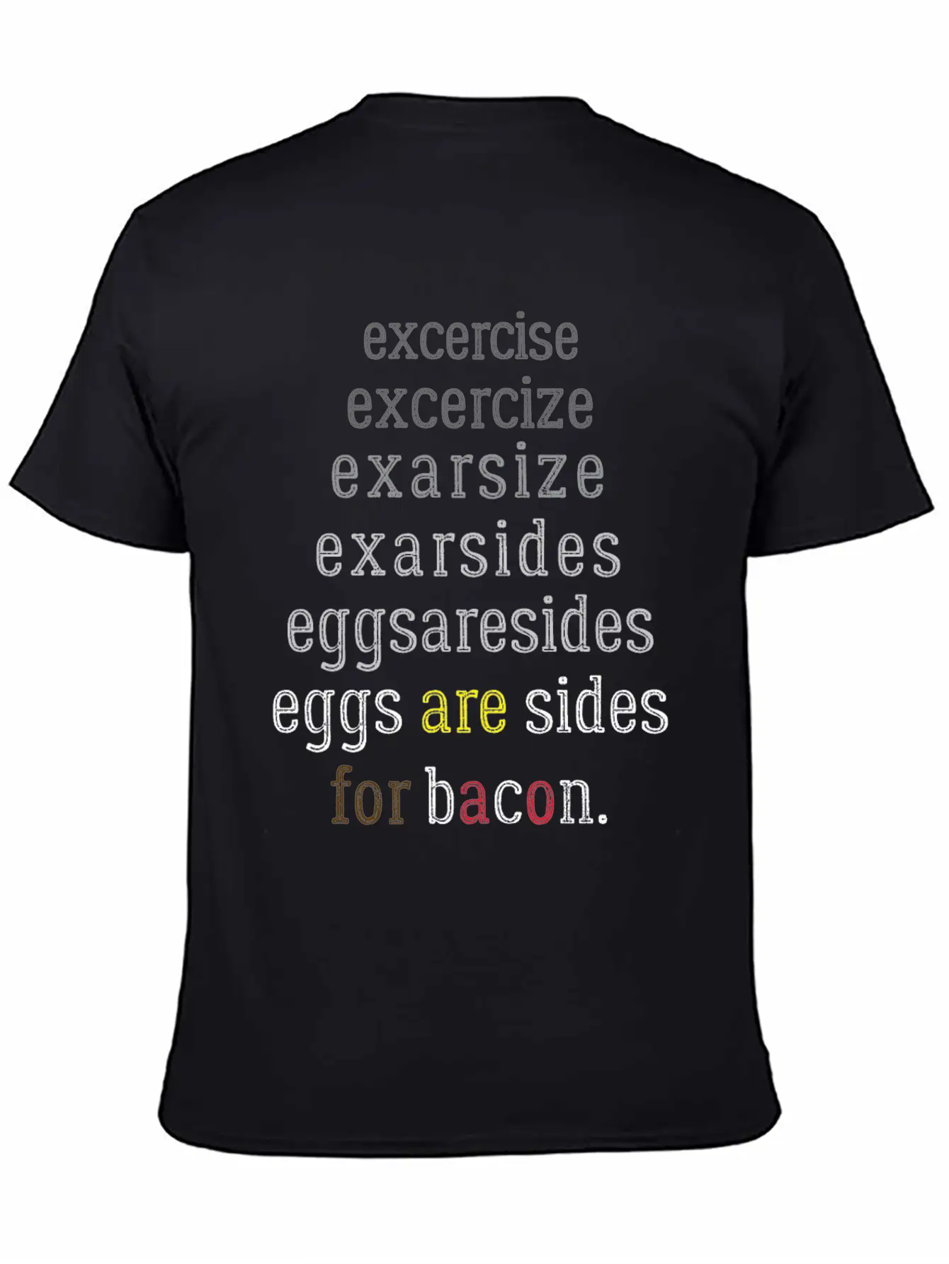 Exercise Eggs Are Sides Essential Unisex Summer Tee – Soft Cotton Casual Fit