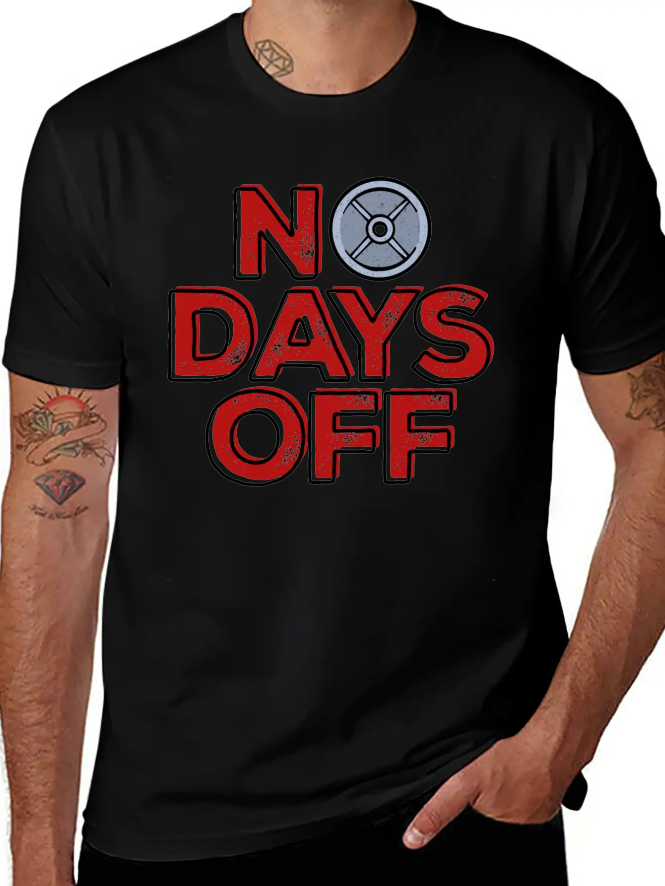 Exercise Statement Fitness Unisex Short Sleeve Soft Cotton T-Shirt – Casual Everyday Wear