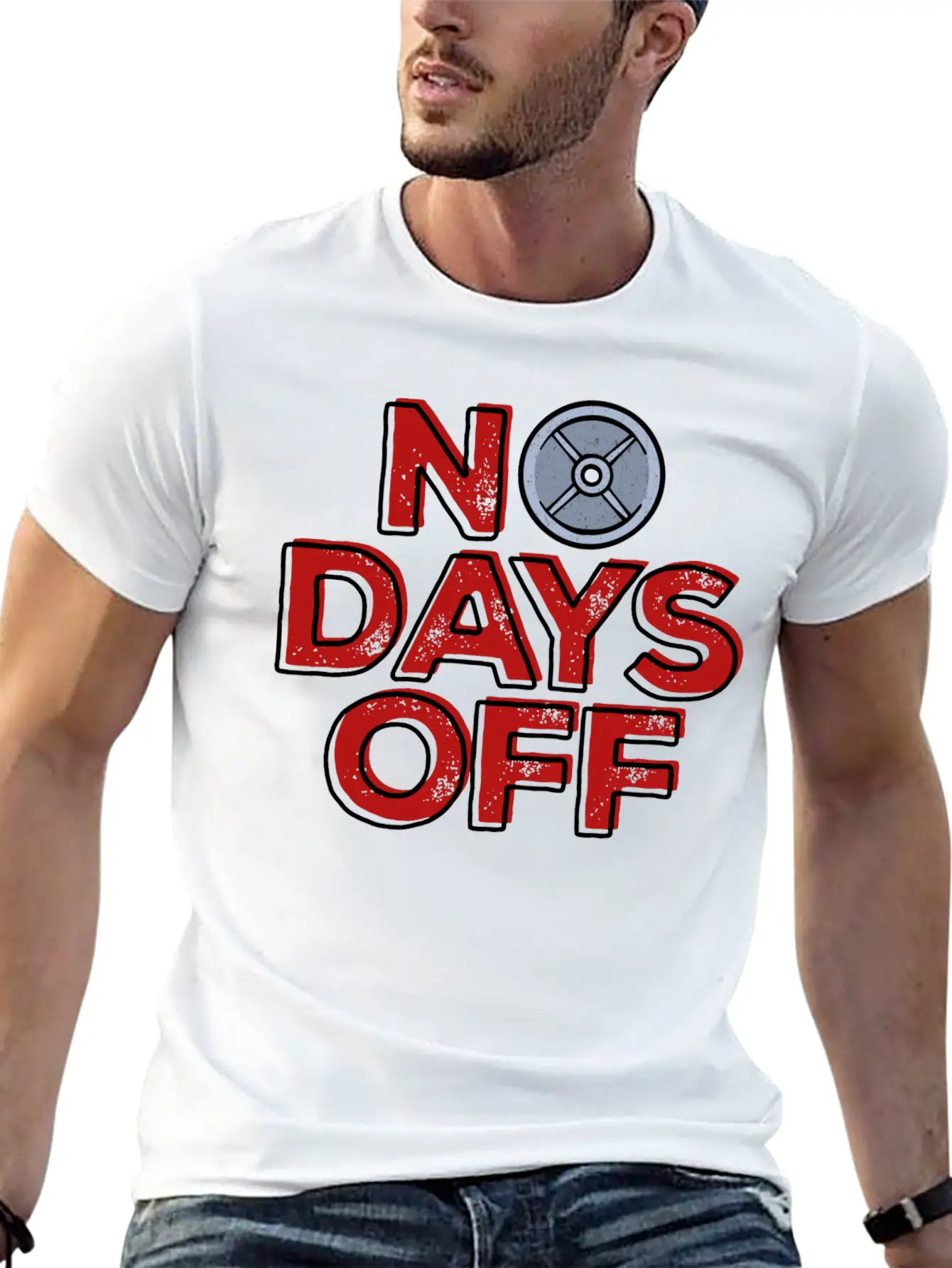 Exercise Statement Fitness Unisex Short Sleeve Soft Cotton T-Shirt – Casual Everyday Wear