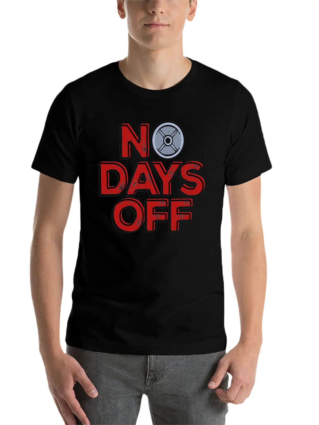 Exercise Statement Fitness Unisex Short Sleeve Soft Cotton T-Shirt – Casual Everyday Wear