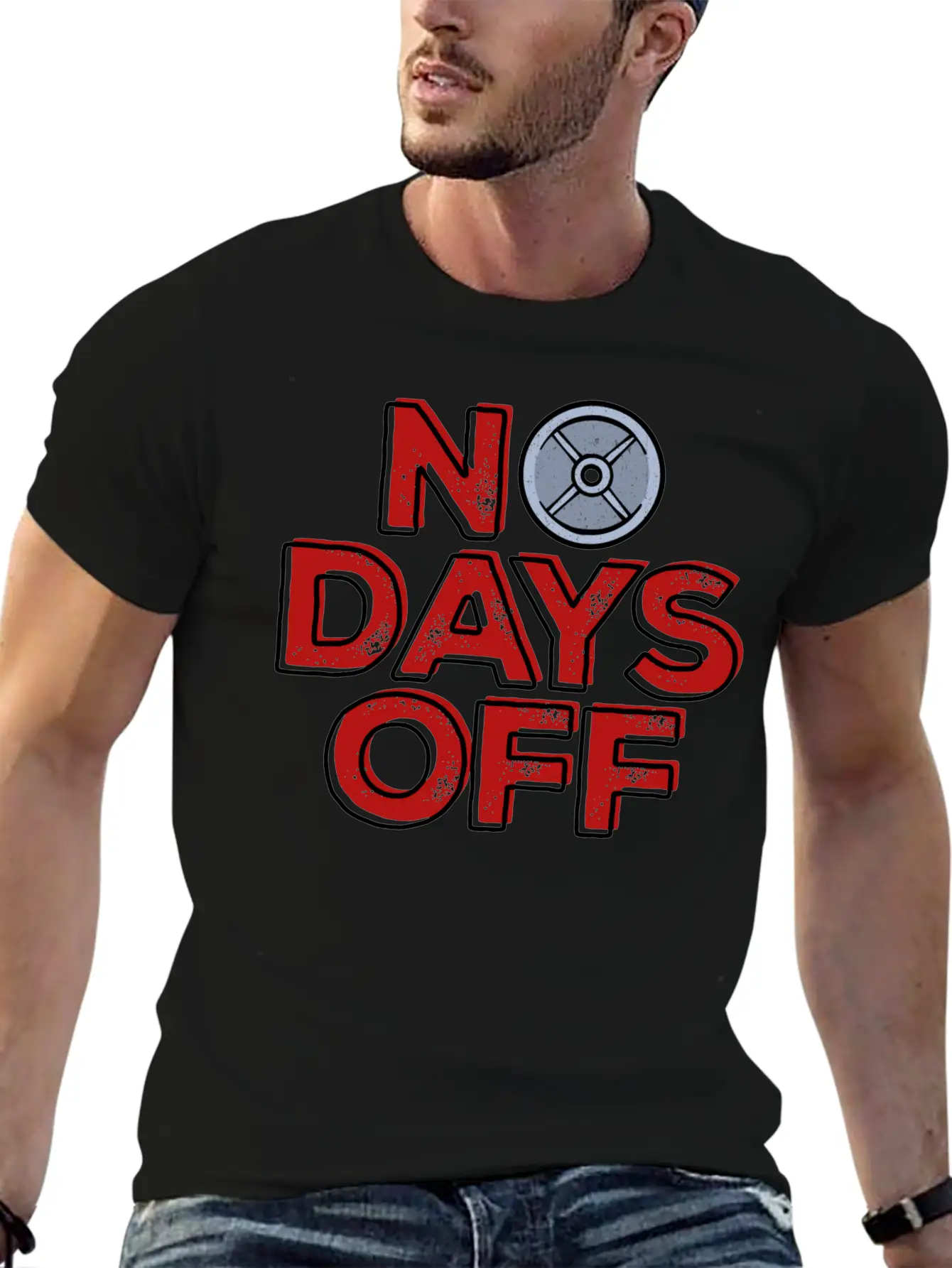 Exercise Statement Fitness Unisex Short Sleeve Soft Cotton T-Shirt – Casual Everyday Wear