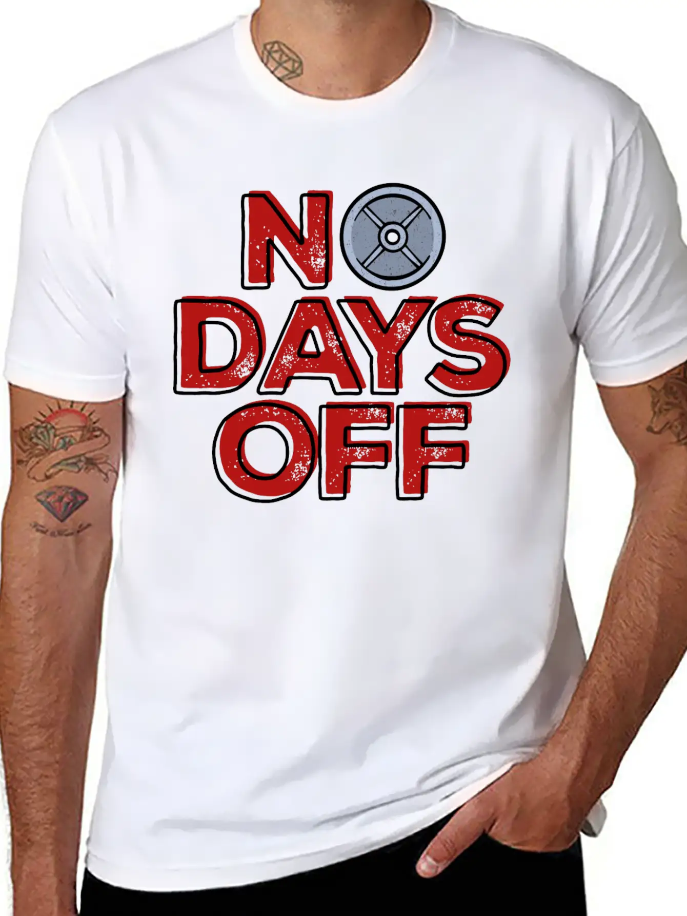 Exercise Statement Fitness Unisex Short Sleeve Soft Cotton T-Shirt – Casual Everyday Wear