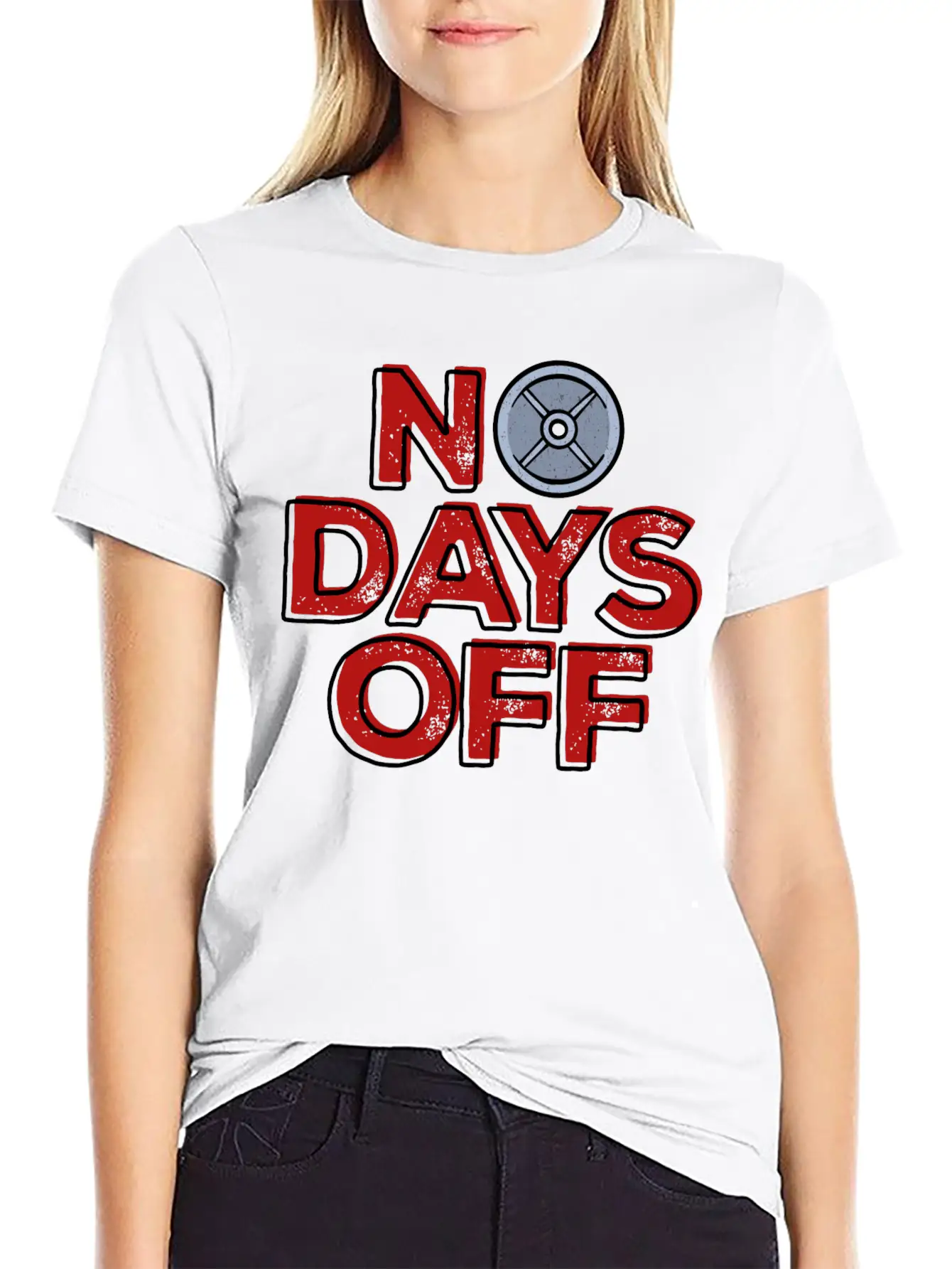 Exercise Statement Fitness Unisex Short Sleeve Soft Cotton T-Shirt – Casual Everyday Wear