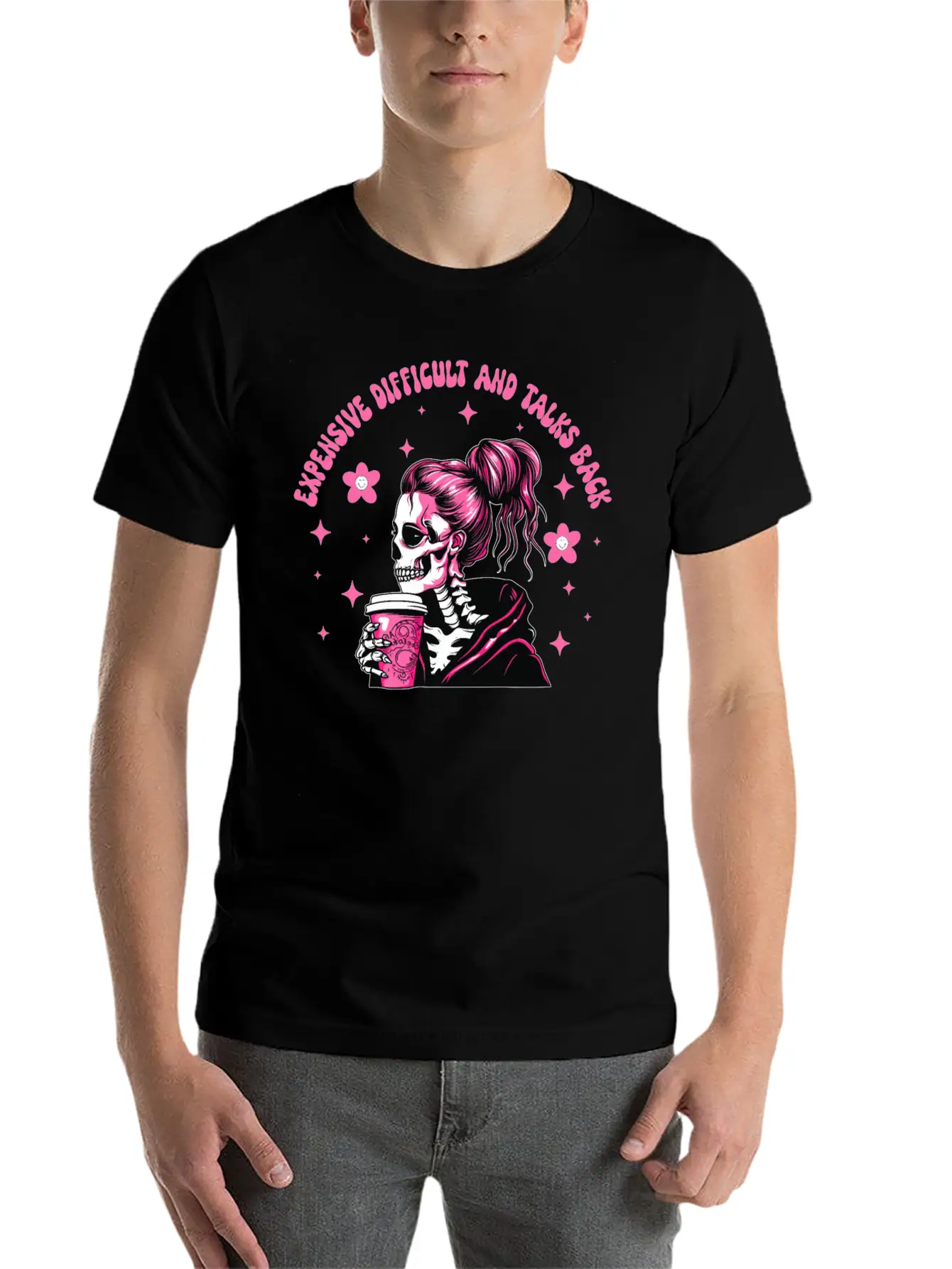 Expensive Difficult And Talks Back Mothers Day Essential Unisex Summer Tee – Soft Cotton Casual Fit