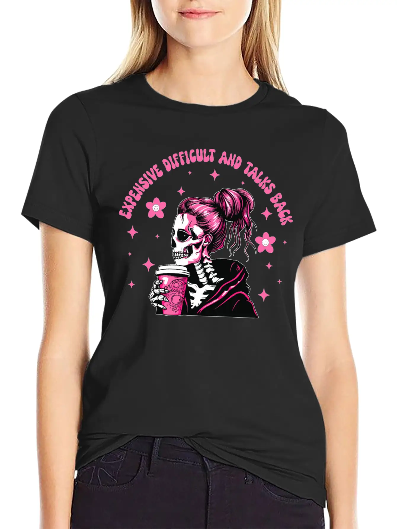 Expensive Difficult And Talks Back Mothers Day Essential Unisex Summer Tee – Soft Cotton Casual Fit