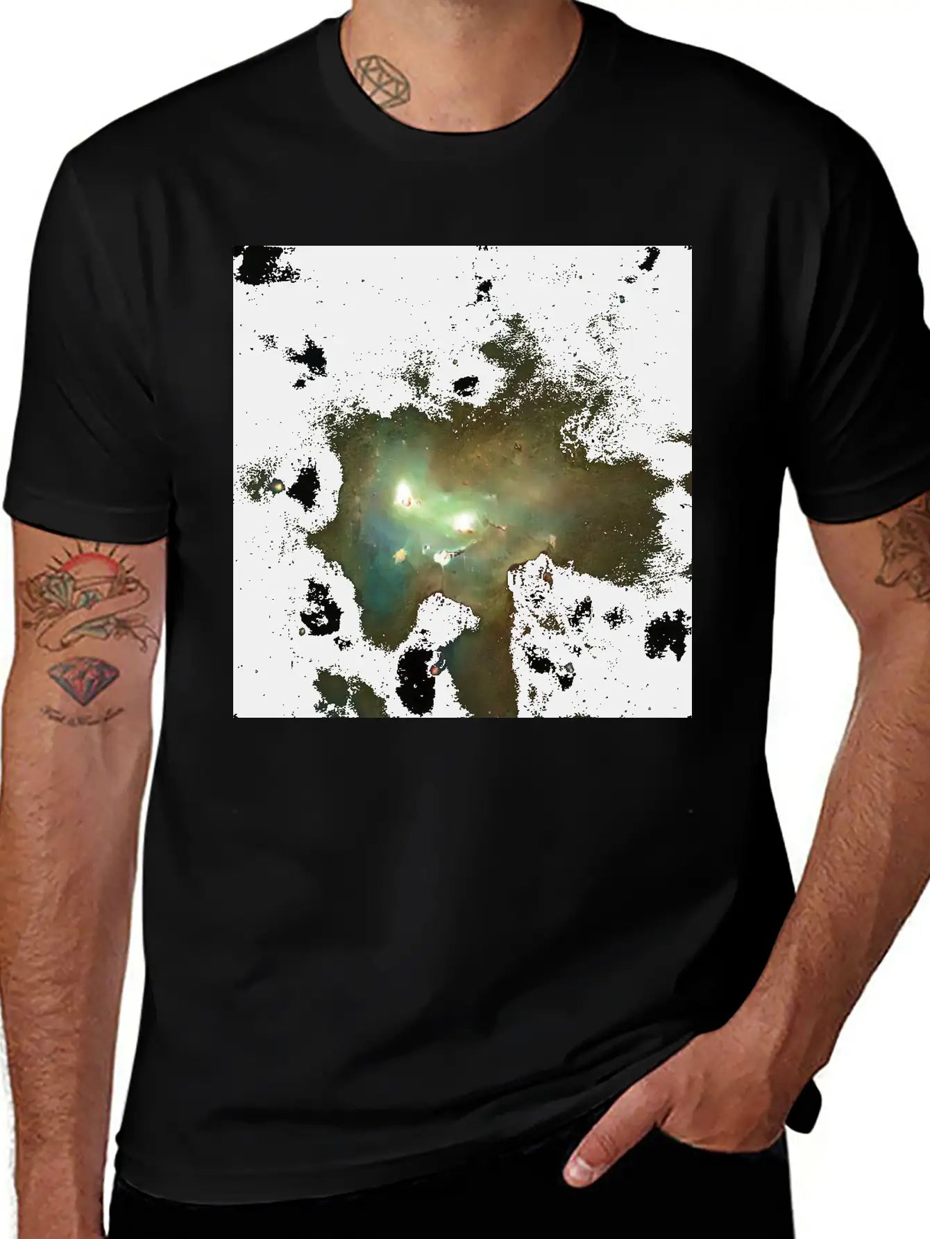 Explore The Cosmos - Stellar Nursery #001 Unisex Short Sleeve Soft Cotton T-Shirt – Casual Everyday Wear