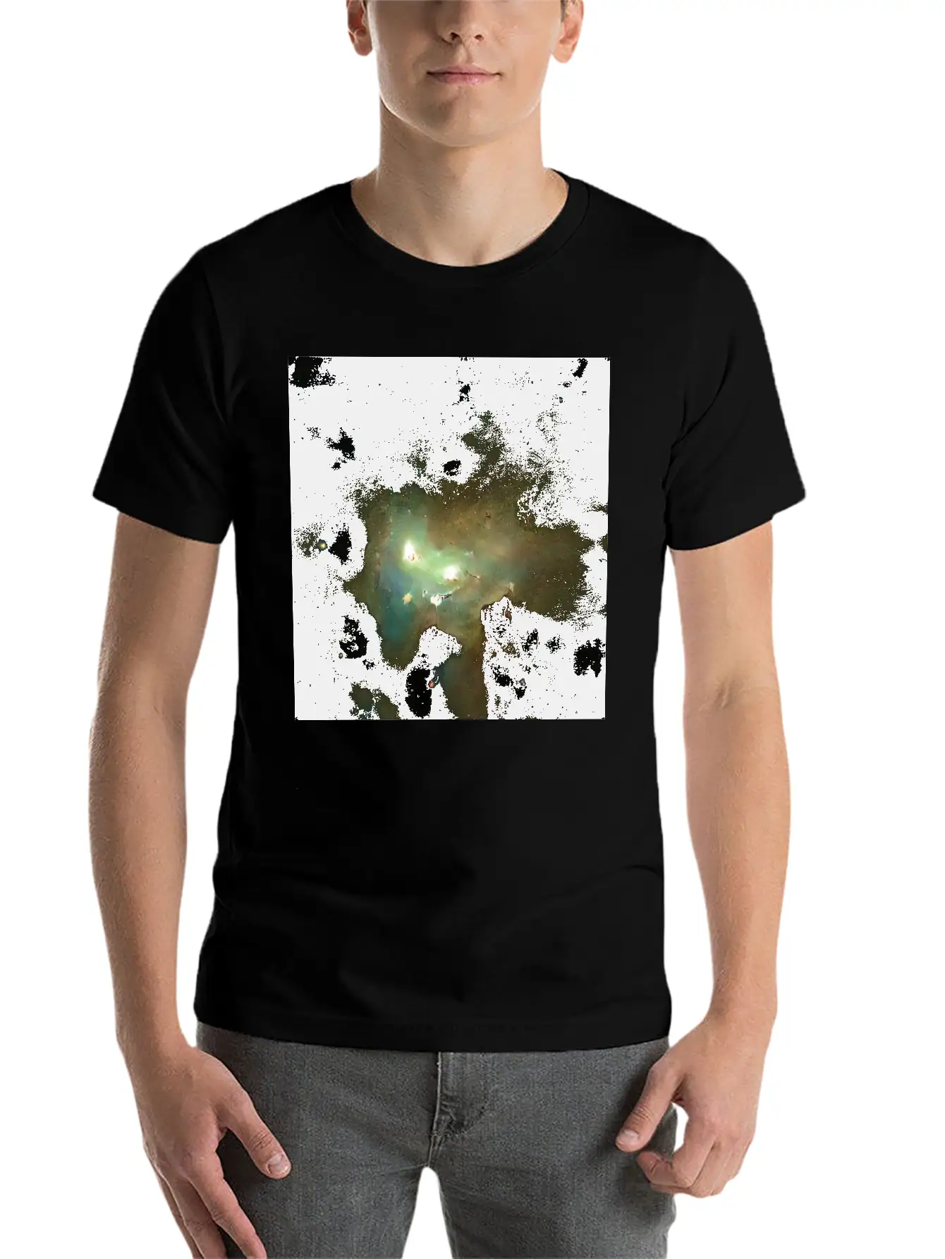 Explore The Cosmos - Stellar Nursery #001 Unisex Short Sleeve Soft Cotton T-Shirt – Casual Everyday Wear
