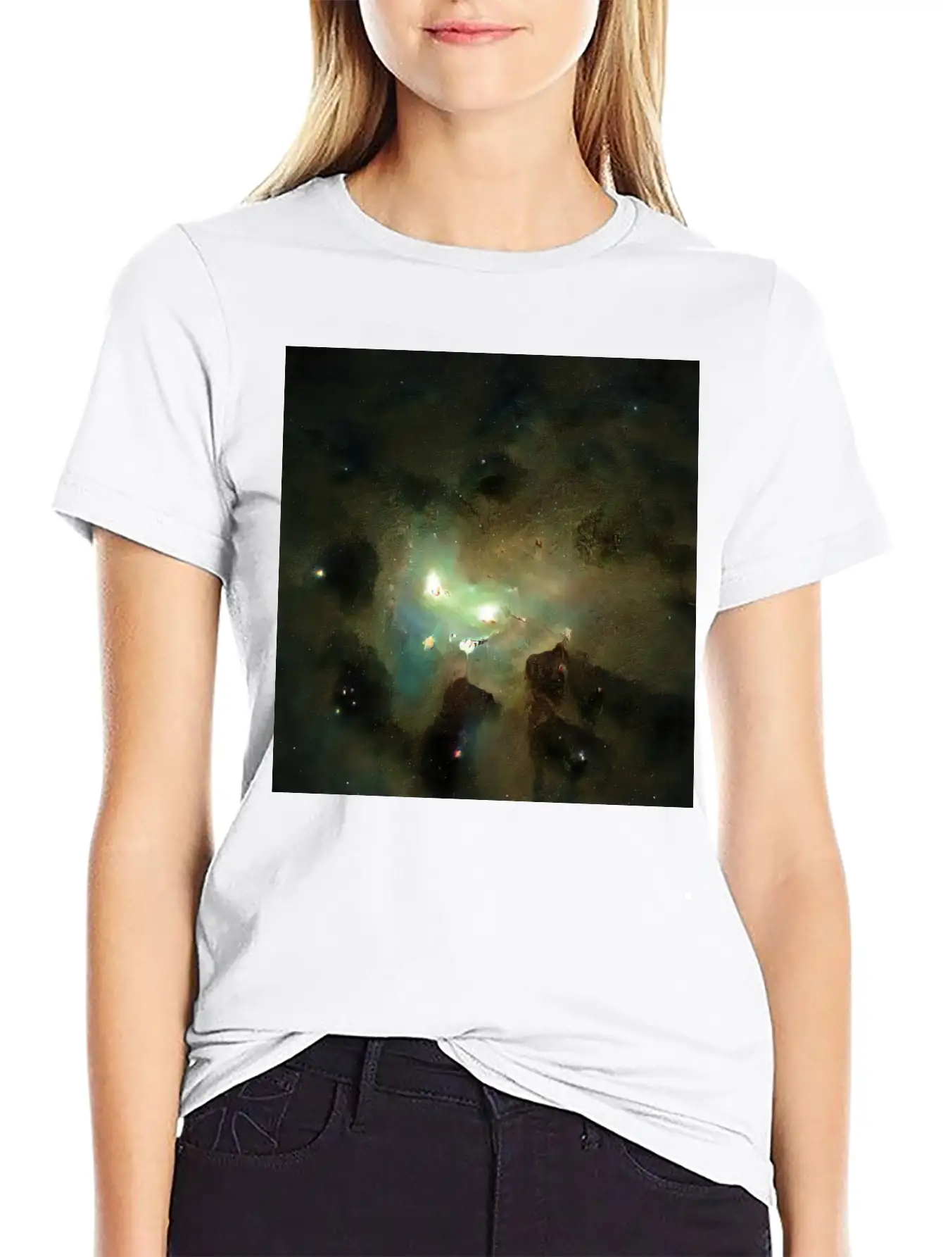 Explore The Cosmos - Stellar Nursery #001 Unisex Short Sleeve Soft Cotton T-Shirt – Casual Everyday Wear