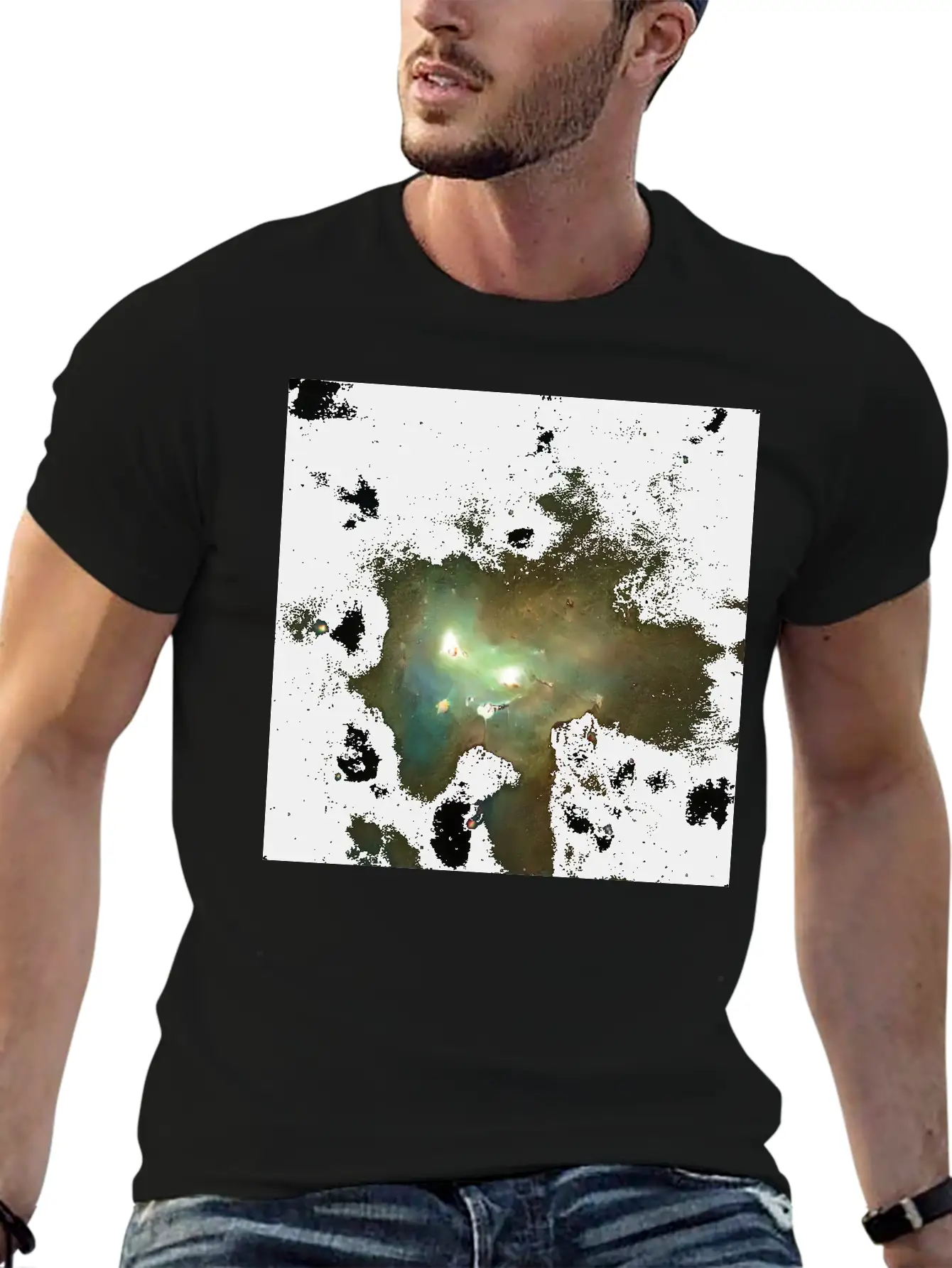 Explore The Cosmos - Stellar Nursery #001 Unisex Short Sleeve Soft Cotton T-Shirt – Casual Everyday Wear