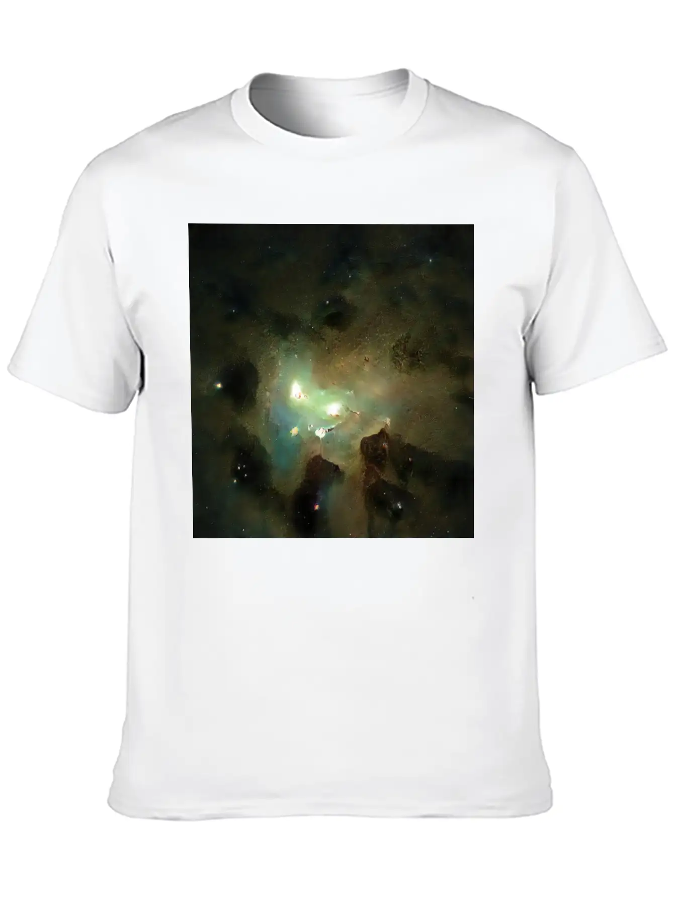 Explore The Cosmos - Stellar Nursery #001 Unisex Short Sleeve Soft Cotton T-Shirt – Casual Everyday Wear