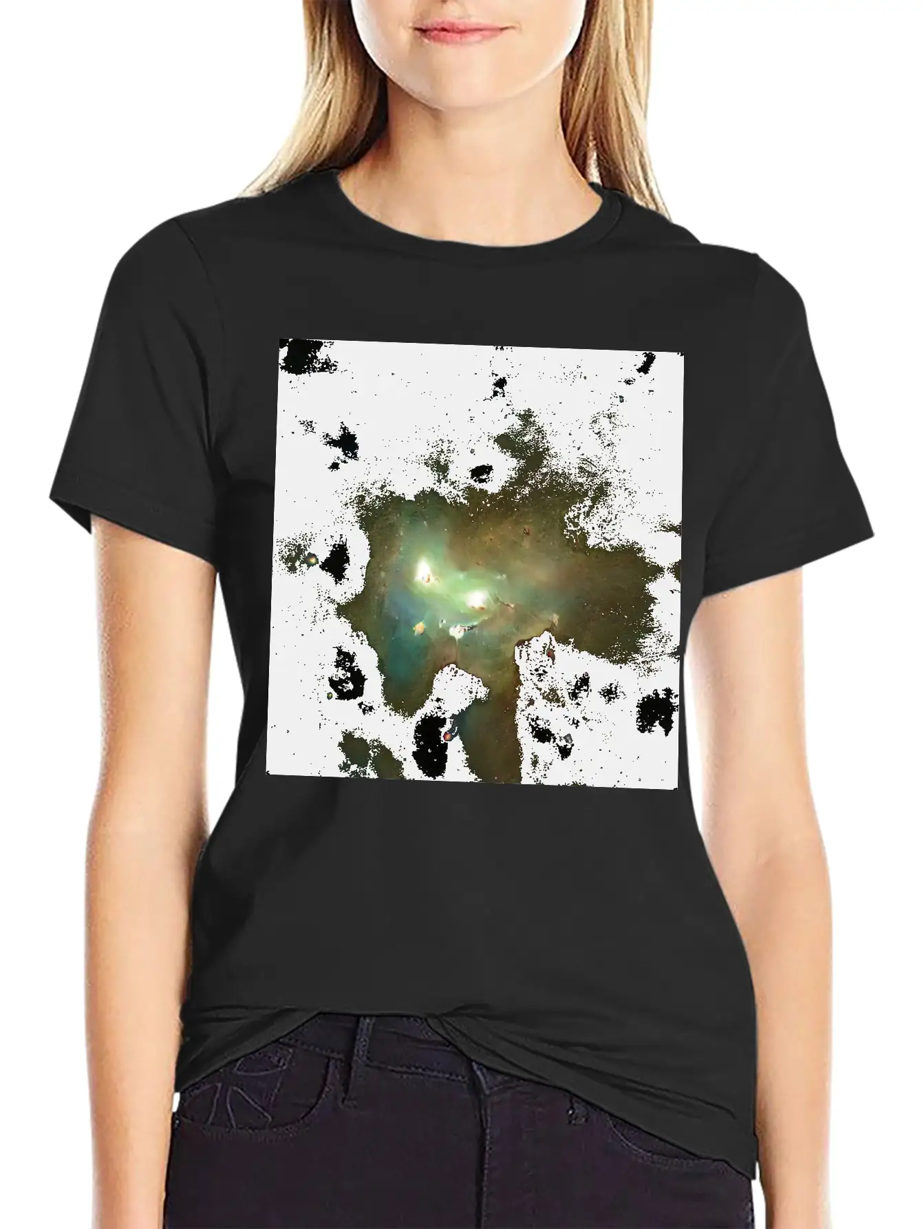 Explore The Cosmos - Stellar Nursery #001 Unisex Short Sleeve Soft Cotton T-Shirt – Casual Everyday Wear