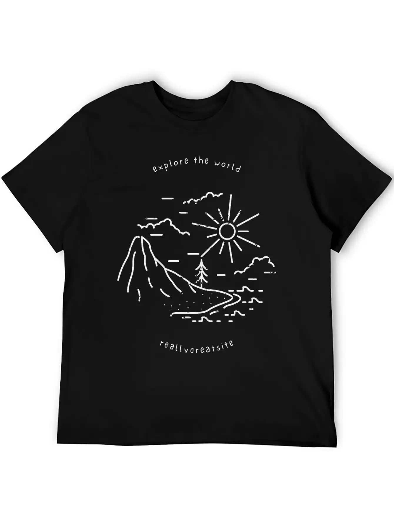 Explore The World Comfortable Minimalist Graphic Tee – Summer Style Essential