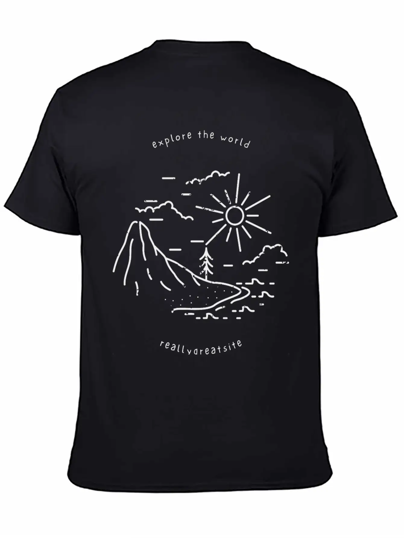 Explore The World Comfortable Minimalist Graphic Tee – Summer Style Essential