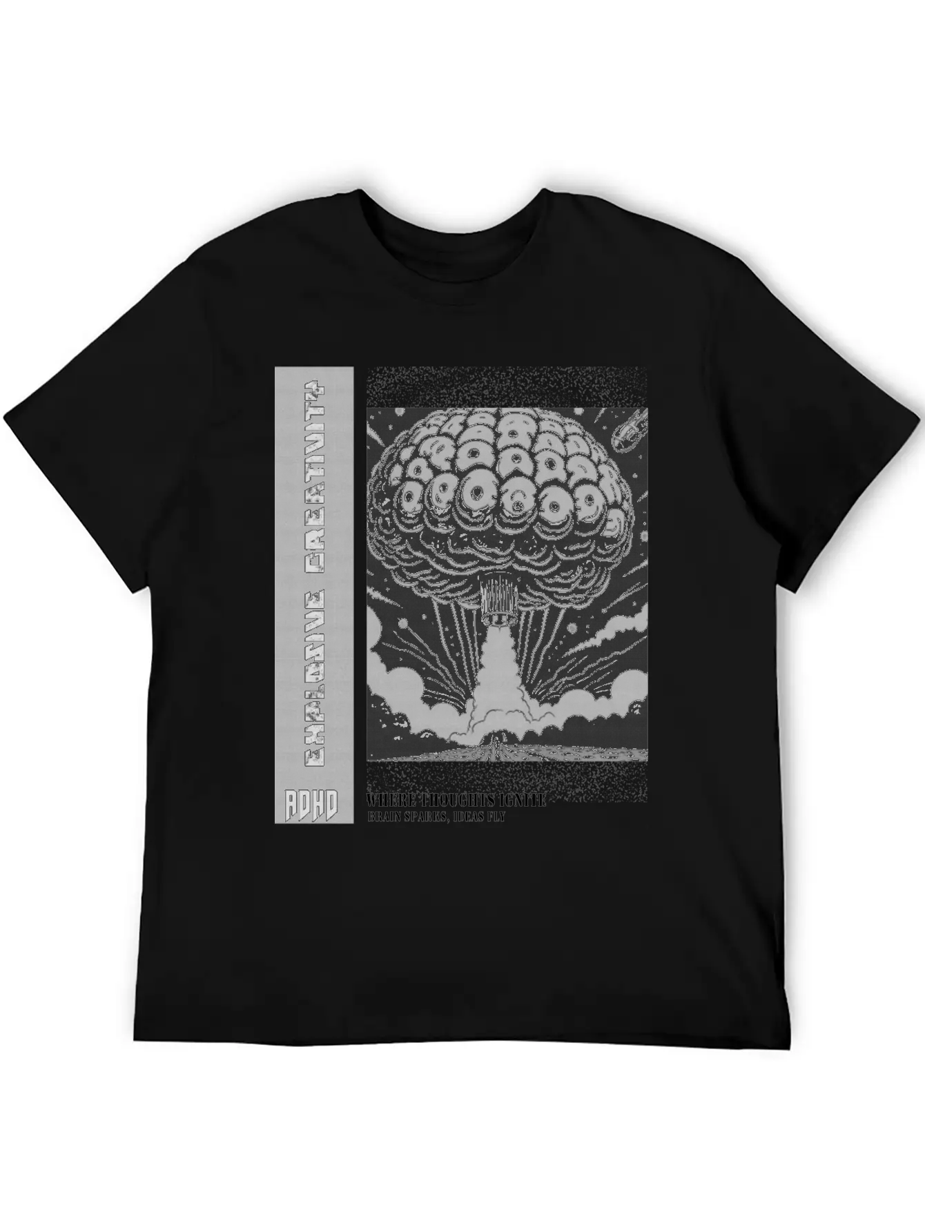 "Explosive Creativity - ADHD, Brain Sparks, Ideas Essential Unisex Summer Tee – Soft Cotton Casual Fit