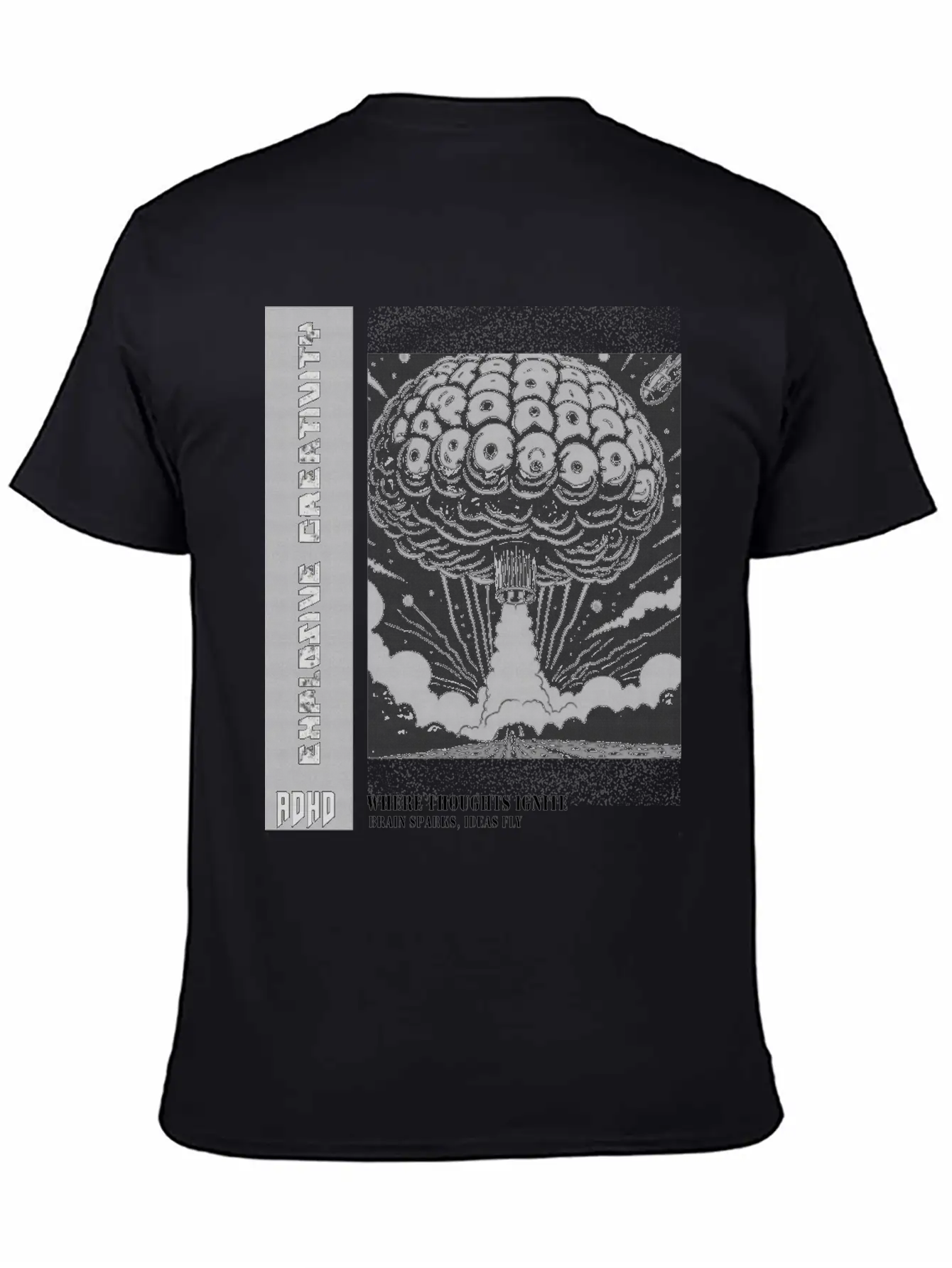 "Explosive Creativity - ADHD, Brain Sparks, Ideas Essential Unisex Summer Tee – Soft Cotton Casual Fit