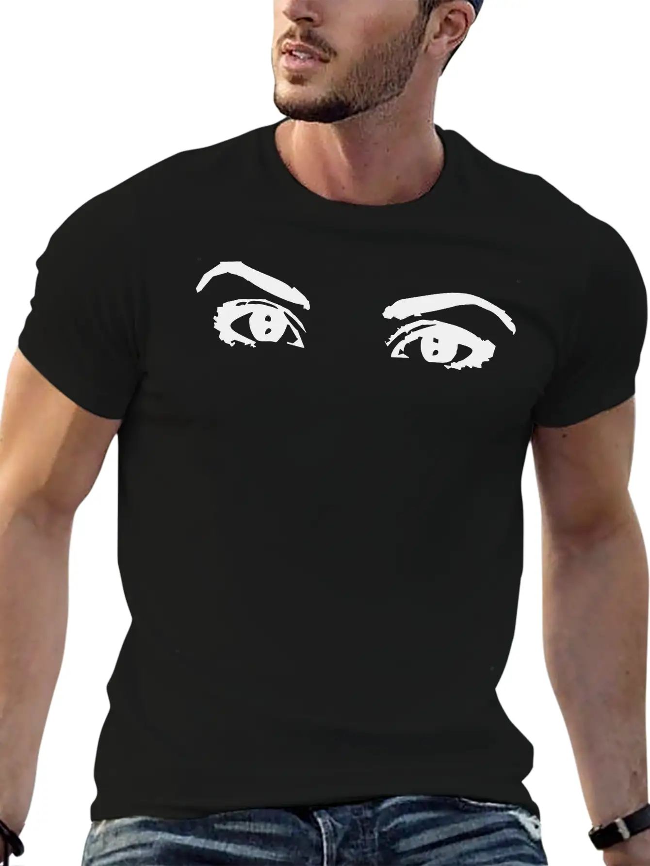 Eyes Unisex Casual T-Shirt – Clean Design For Daily Comfort
