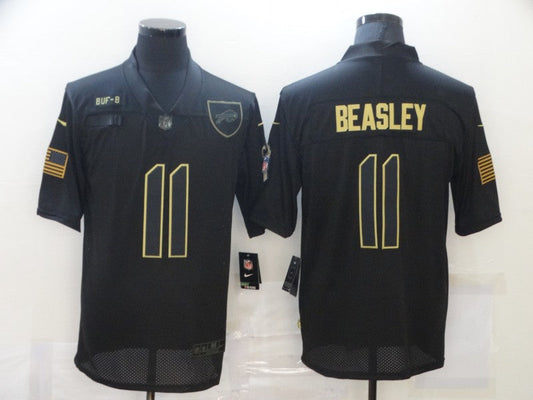 Men's Buffalo Bills Cole Beasley #11 Black Game Player Jerseys