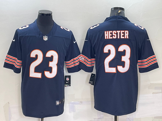 Men's Chicago Bears Devin Hester #23 Navy Game Jerseys