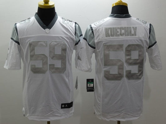 Men's Carolina Panthers Luke Kuechly #59 White Player Game Jerseys