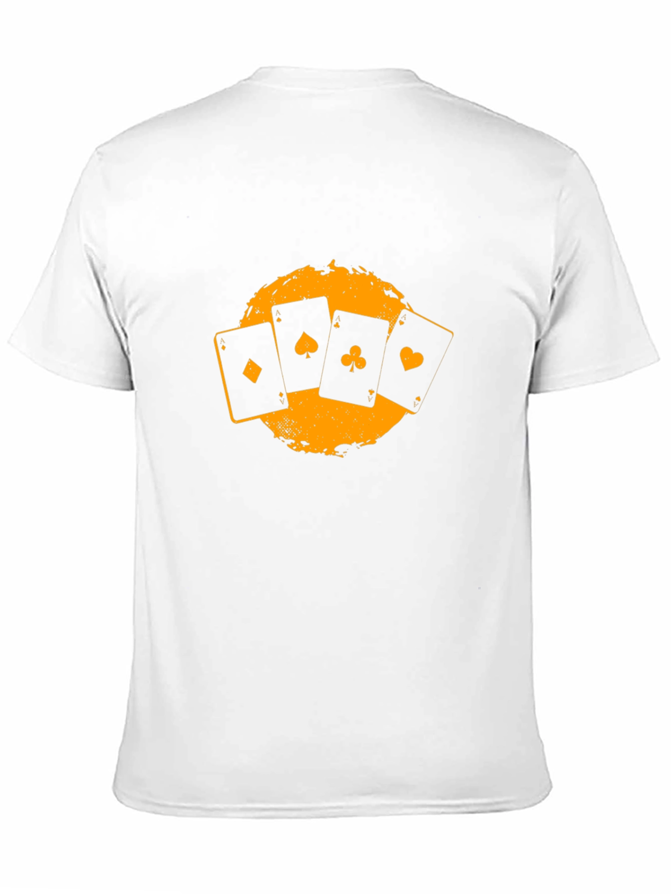 Cards Graphic Print Black T-Shirt